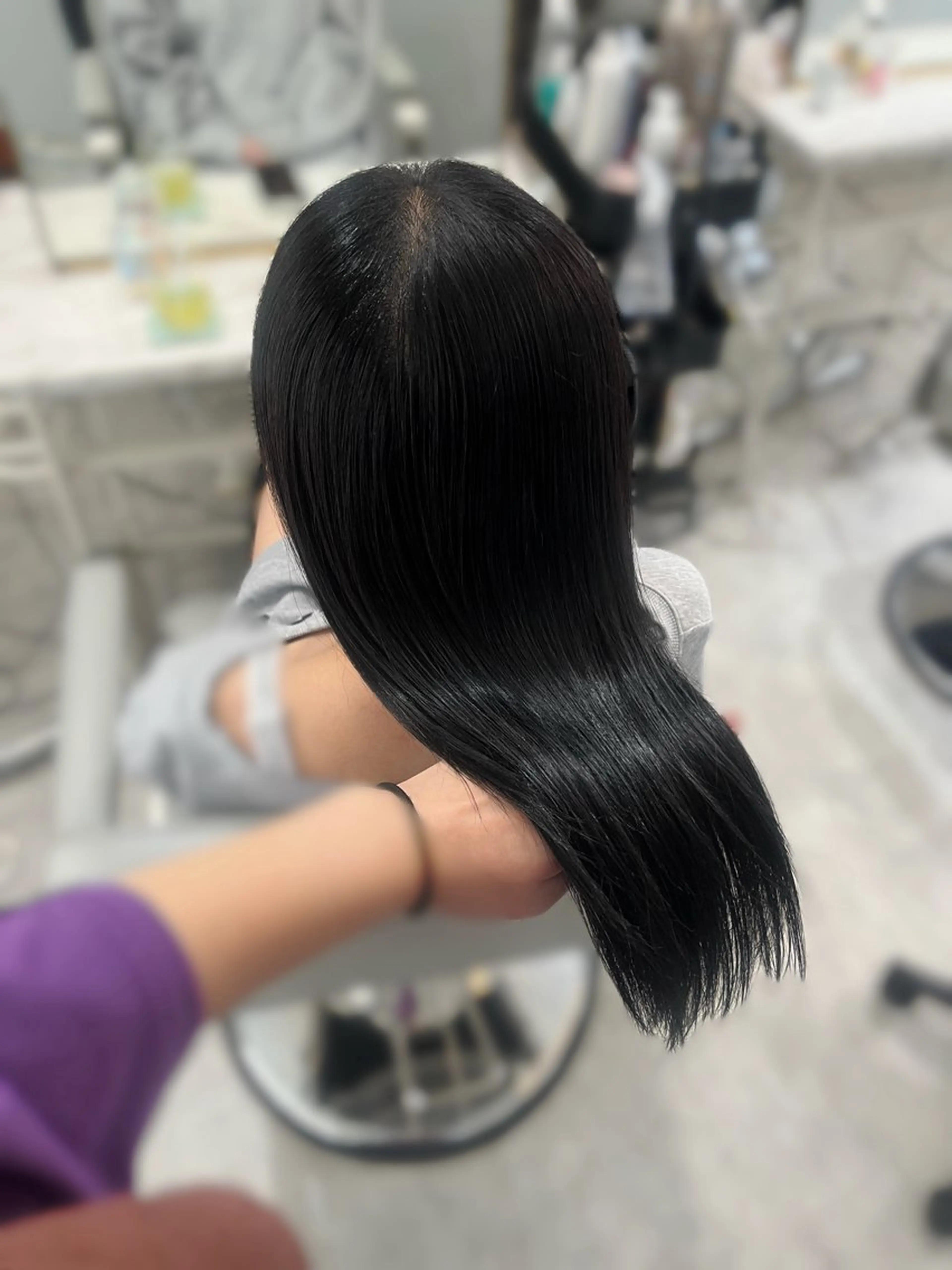 ミディアム カラー カット ヘアカラー トリートメント 🎀透明感ブリーチ カラー🎀ミズキのヘアスタイル