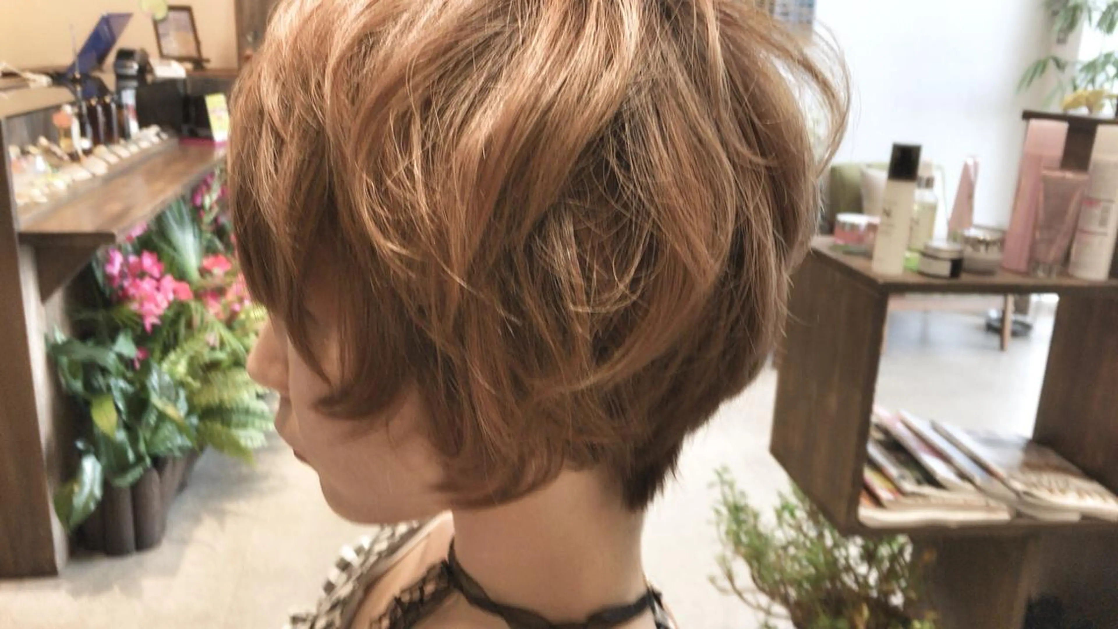 ショート ショートボブ ボブ ショートヘア 南 知佳のヘアスタイル