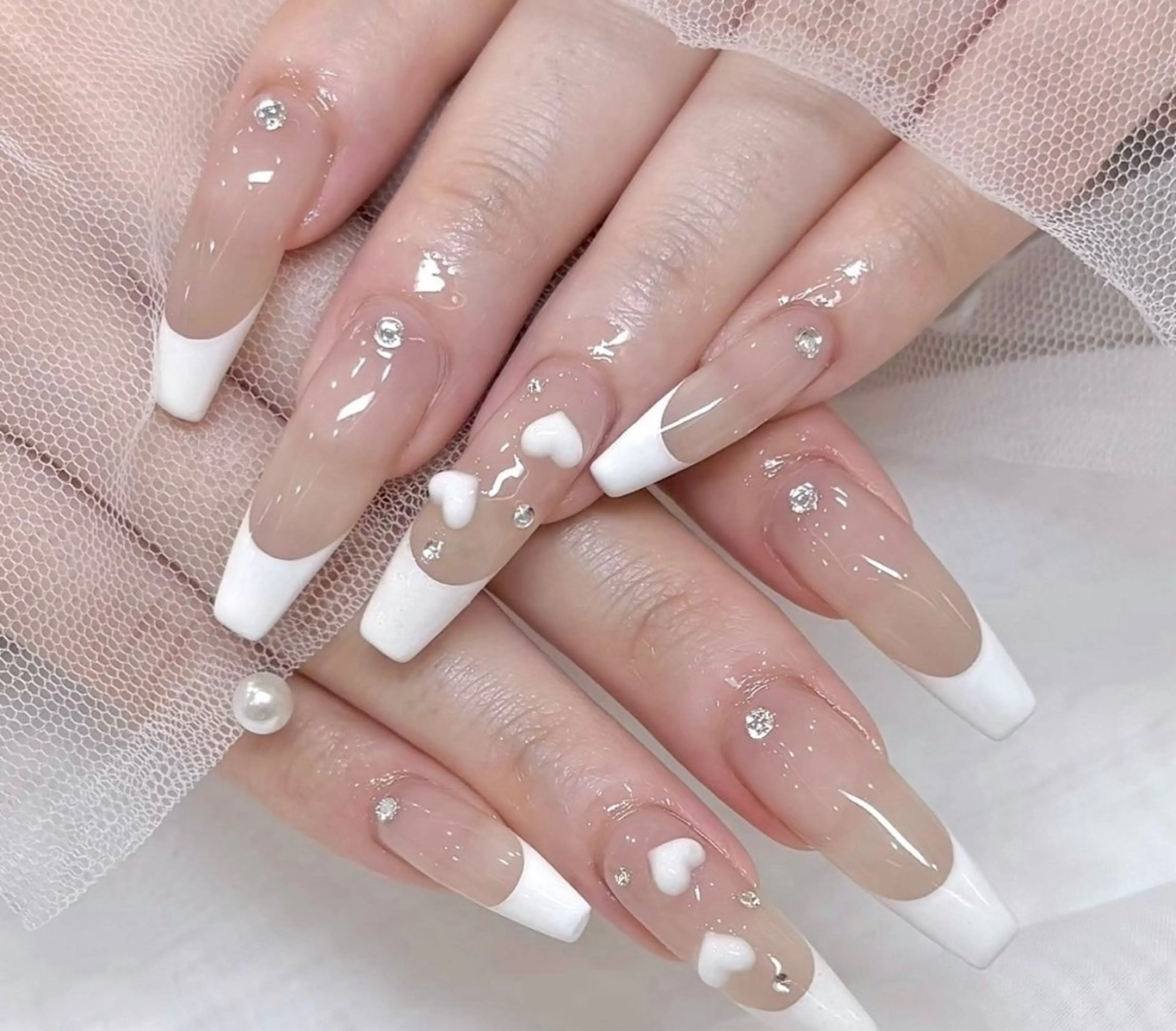 ネイル ジェルネイル 韓国ネイル マグネットネイル ネイルチップ 冬ネイル ハンドネイル Lenie Nailのネイルデザイン