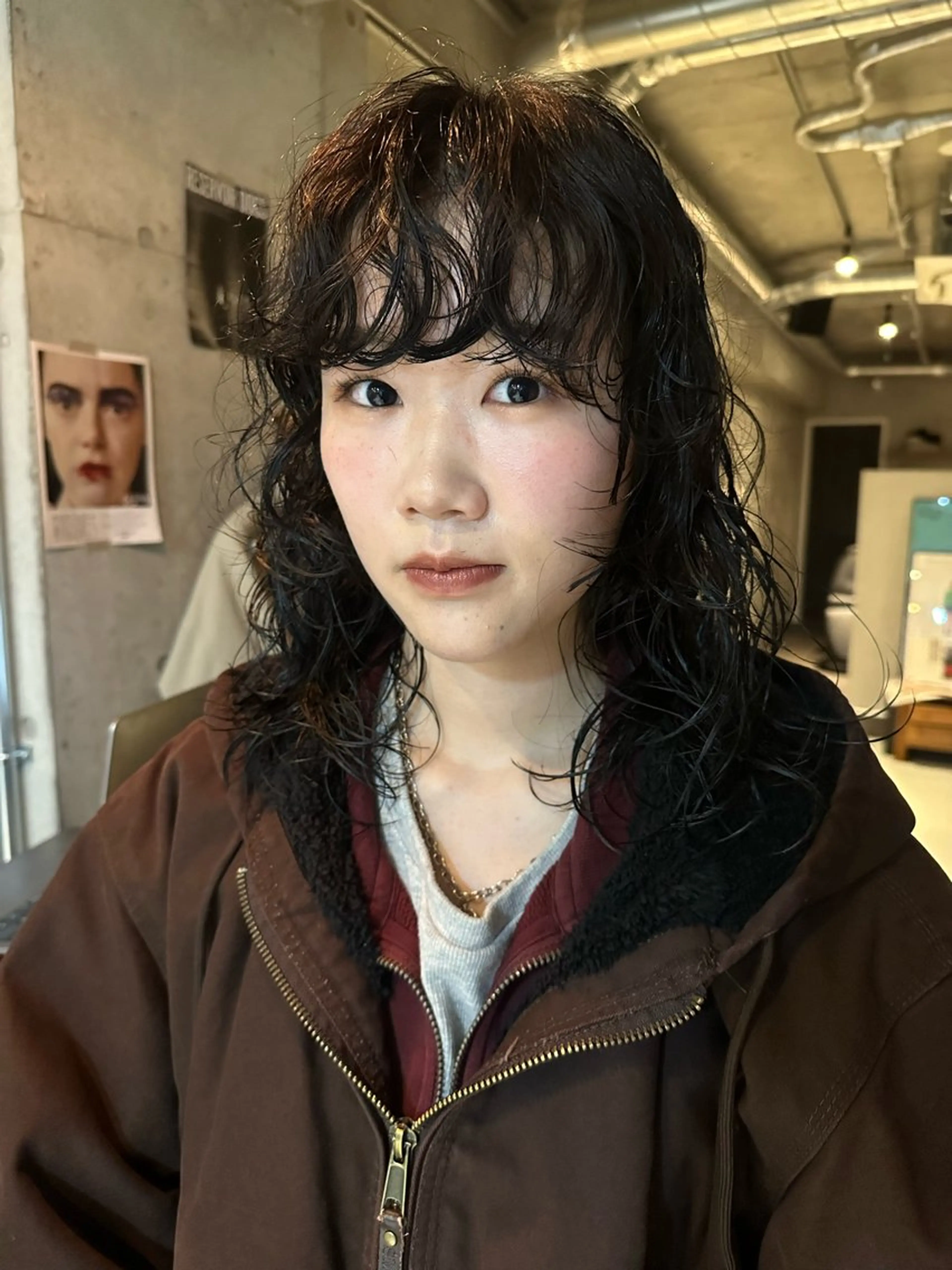 ミディアム カラー パーマ カット ヘアカラー パーマ トリートメント 斎藤祐樹 /レイヤー/パーマのヘアスタイル