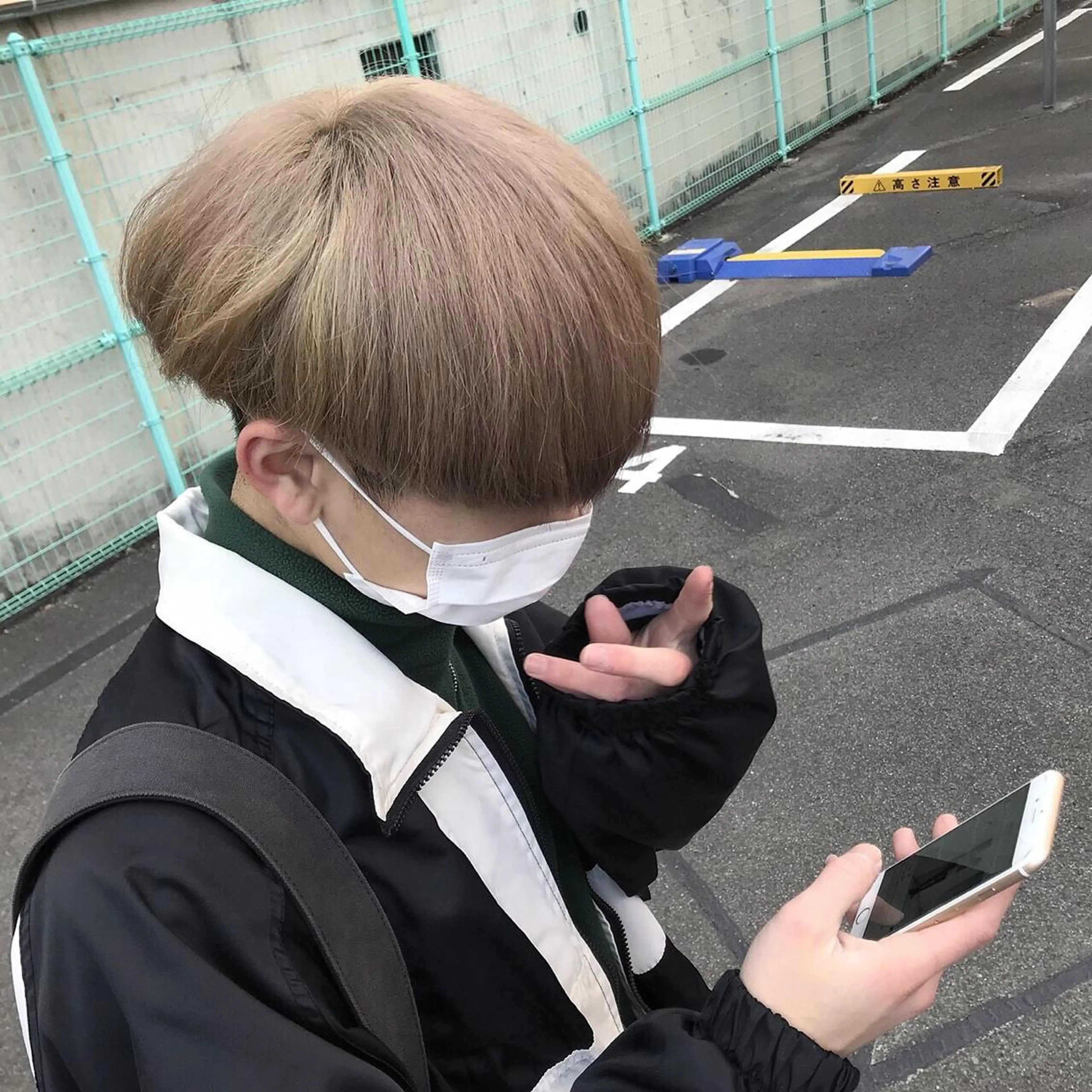 メンズ メンズハイトーン マッシュ geep Ryoyaのヘアスタイル