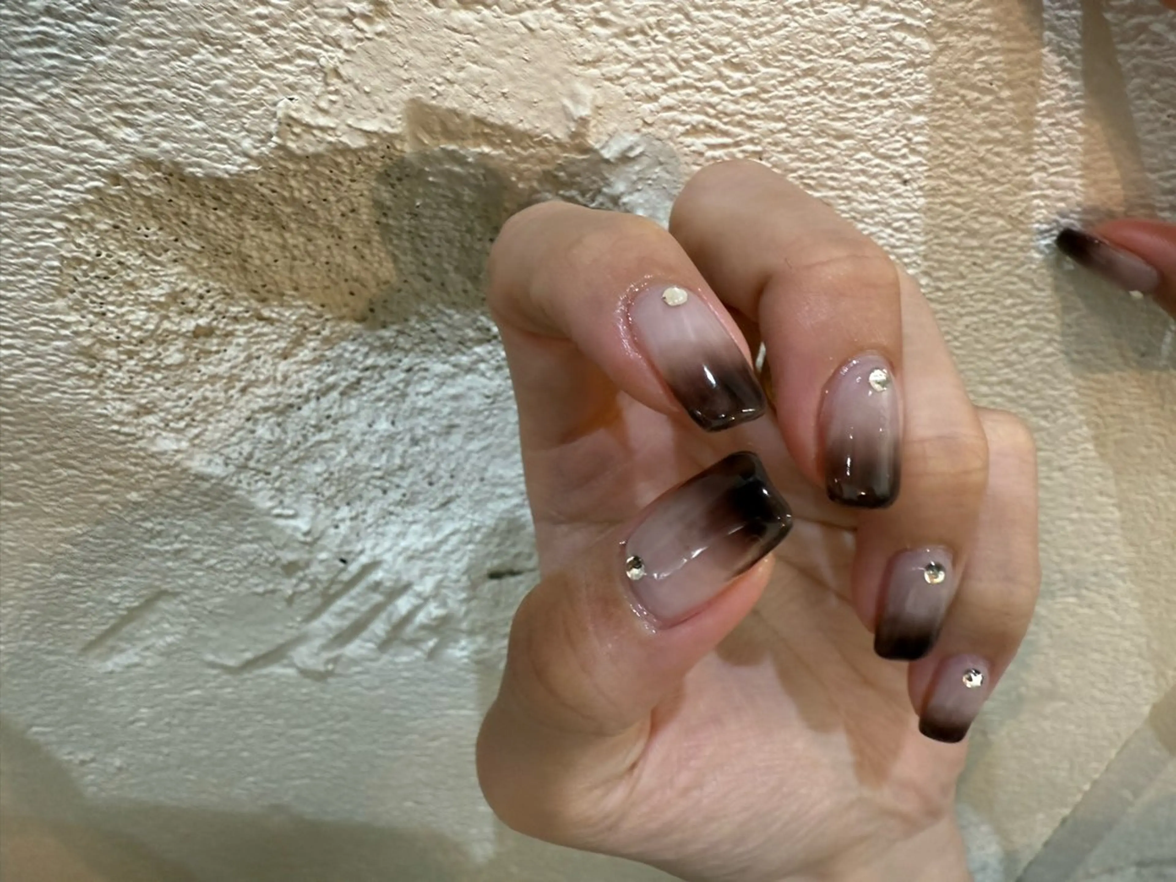 ネイル ブラウン nable.所属・望月 実莉のネイルデザイン