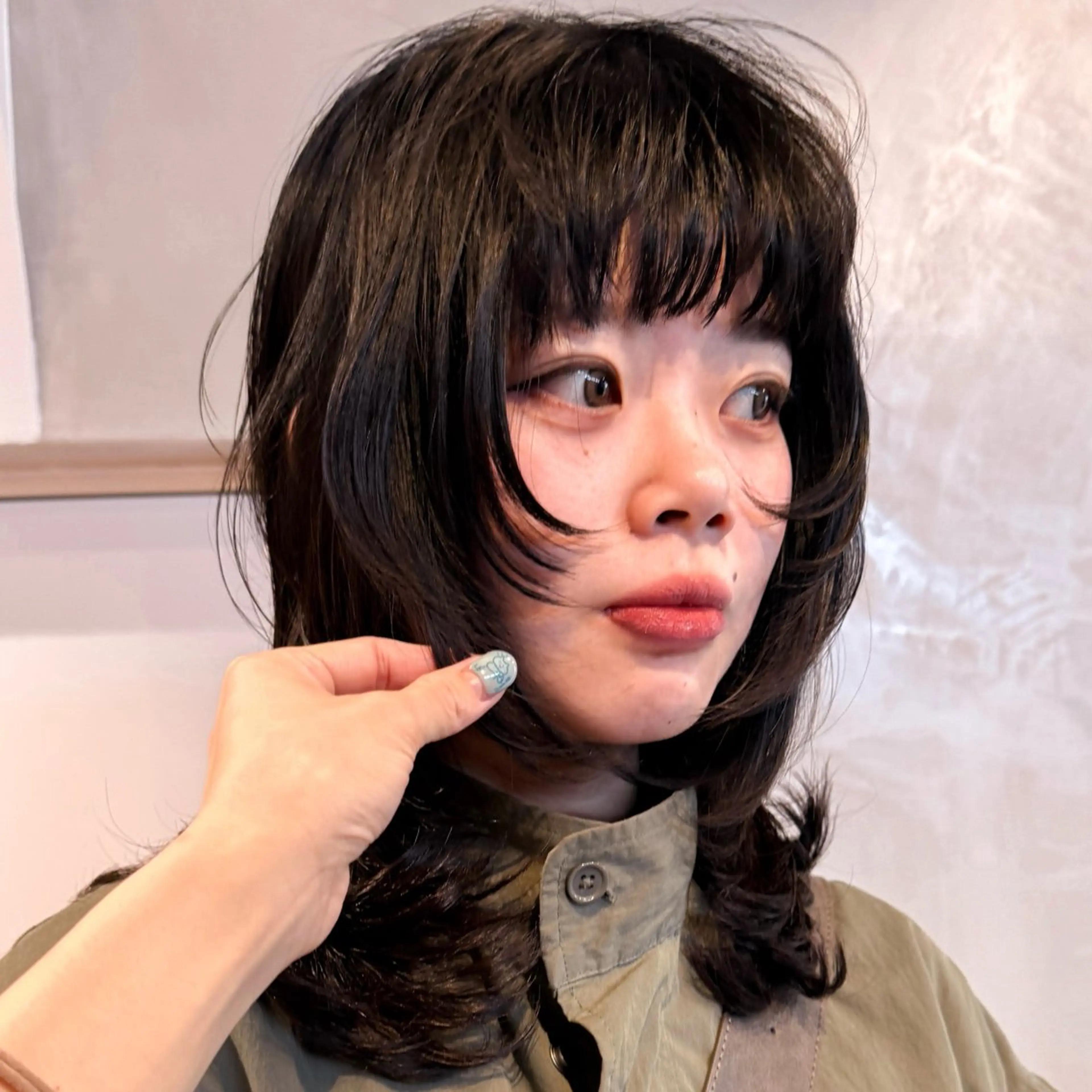 ミディアム パーマ パーマ 🍈yurina パーマ🍈のヘアスタイル