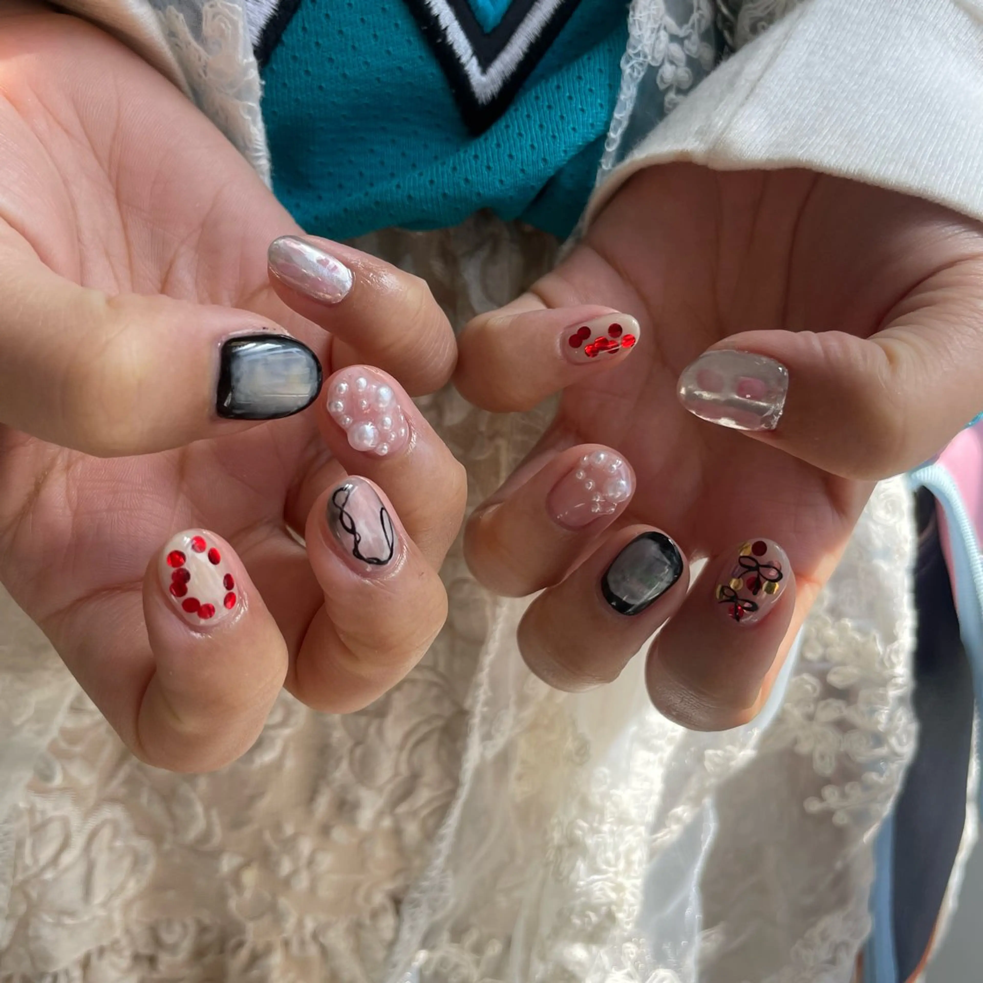 ネイル ハンドネイル nail 𓂃miyuのネイルデザイン
