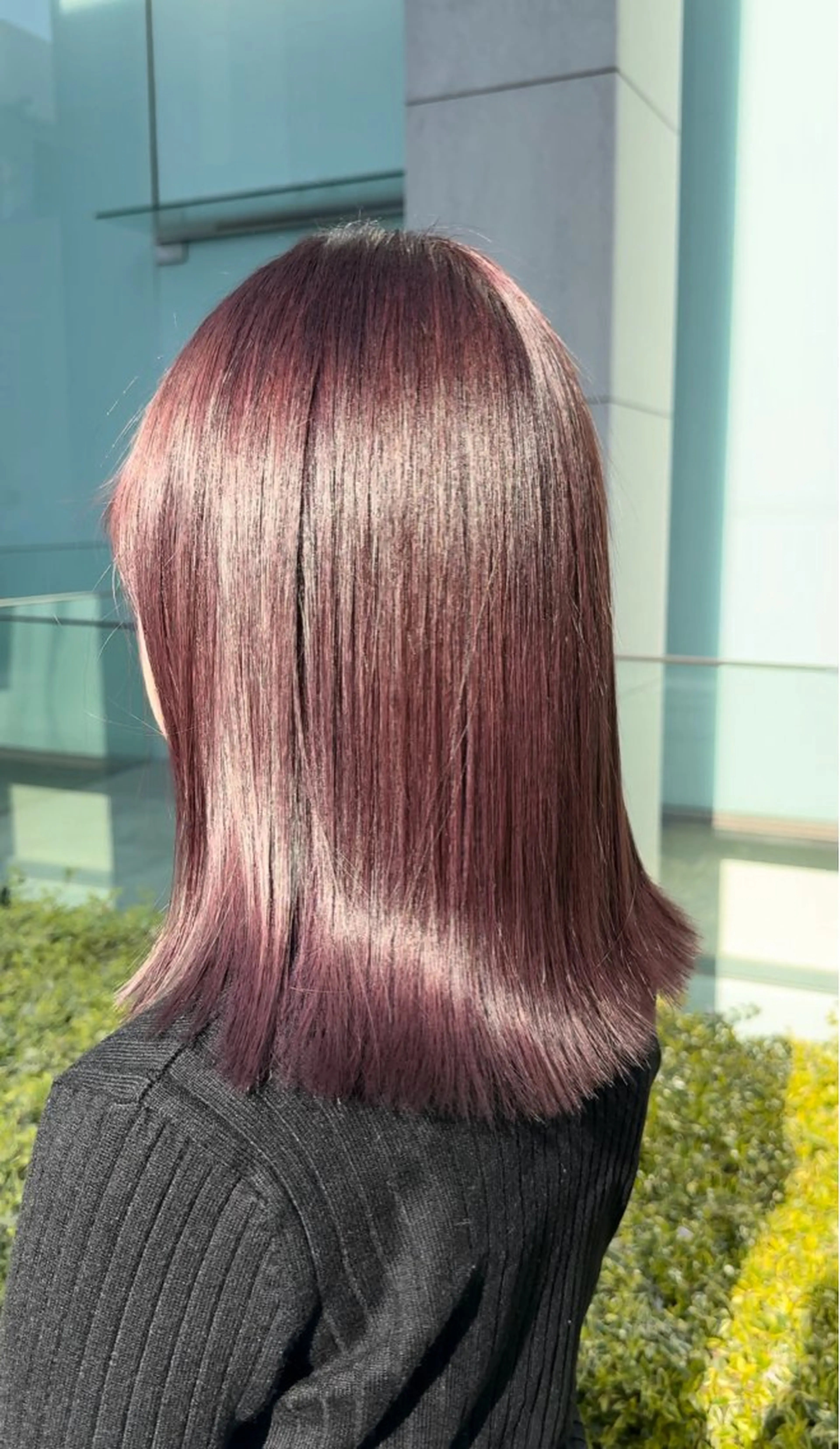 ミディアム カット ヘアカラー 縮毛矯正 人気沸騰中✨ヘア メイク✨フジモリのヘアスタイル