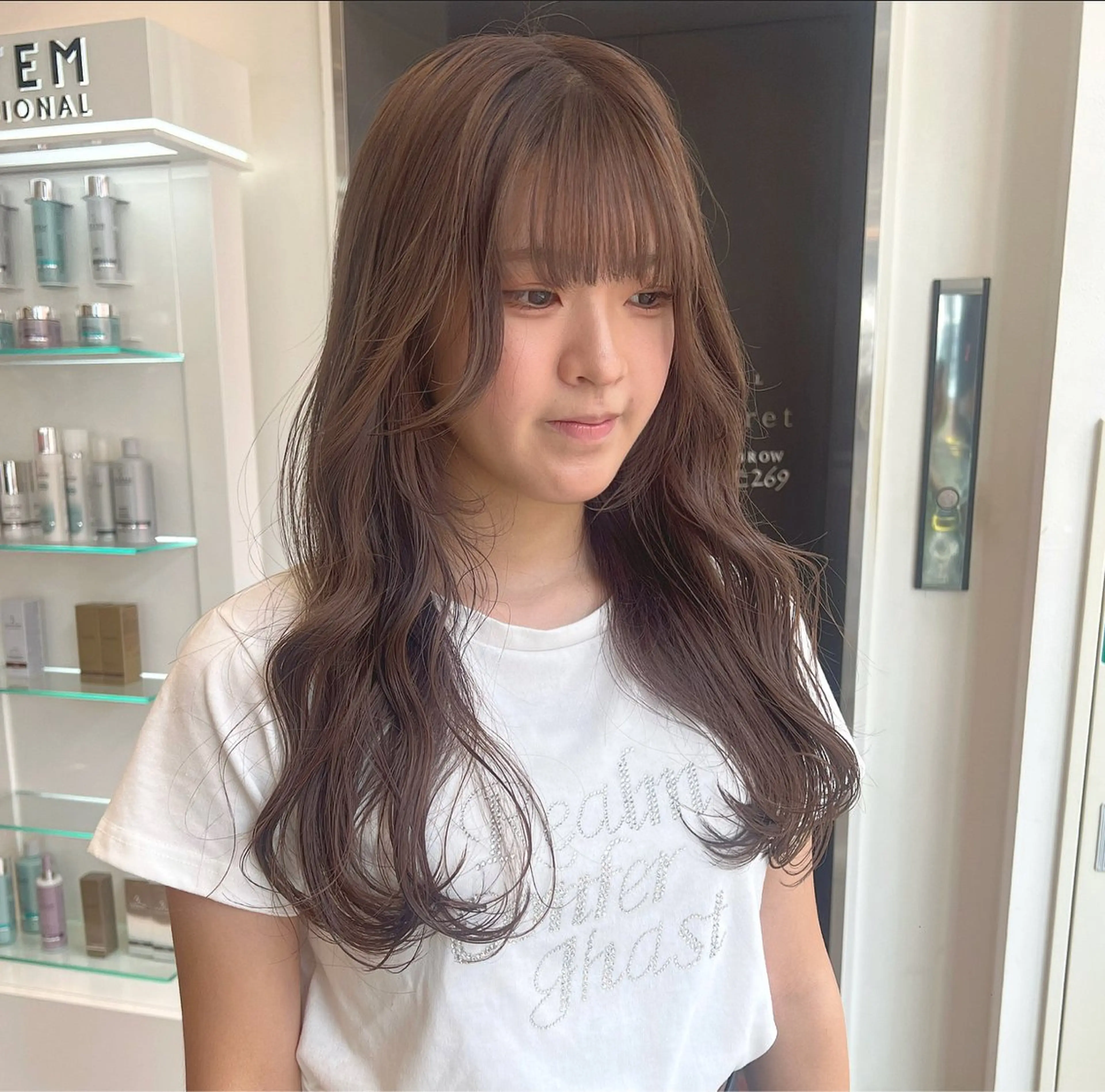 ロング カラー ブラウンカラー ココアブラウン 🎀🕊RION 🩰のヘアスタイル