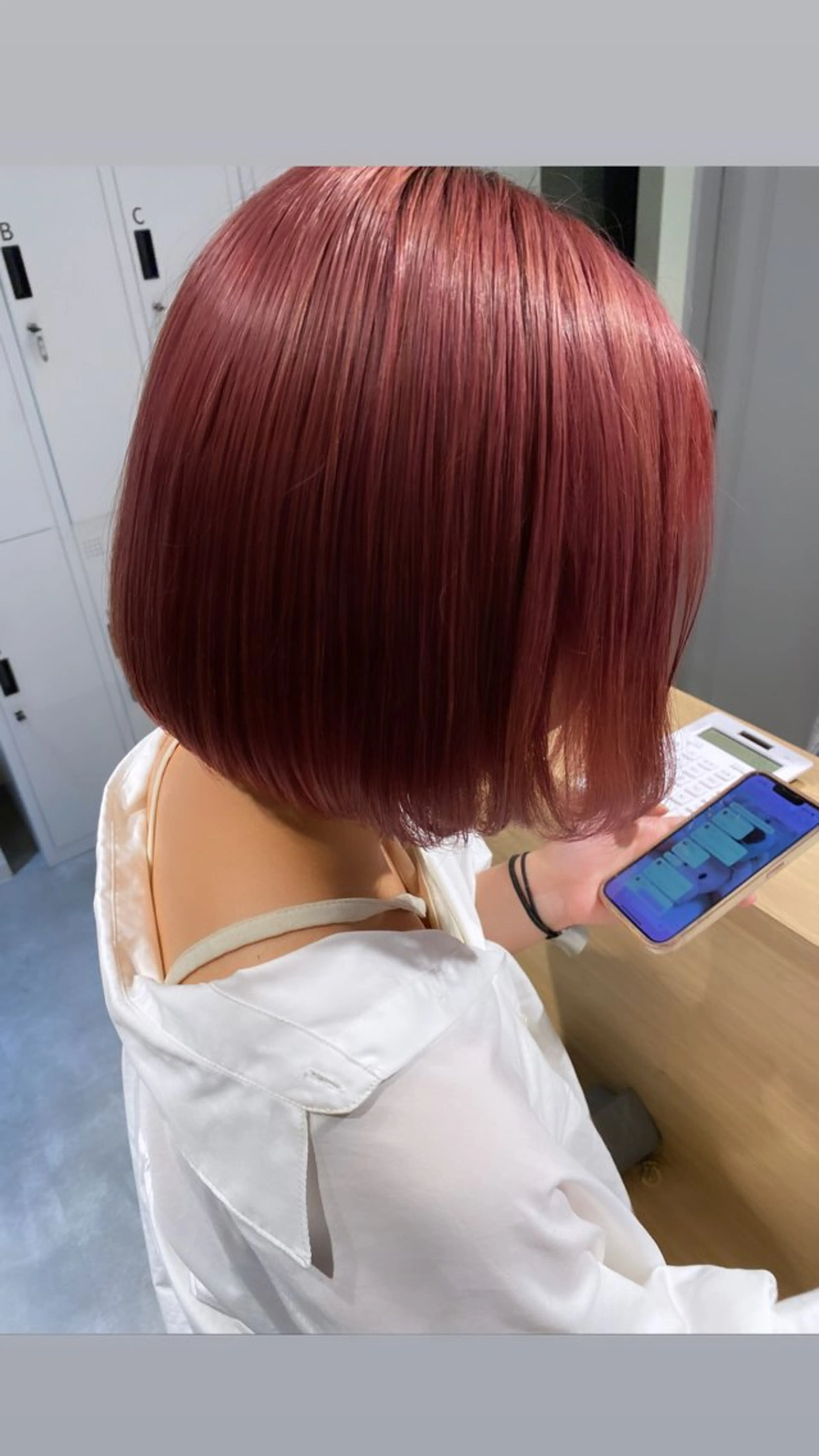 ショート カラー ピンクカラー ボブ 髪質改善特化型美容師 🫧岡本璃来🫧のヘアスタイル