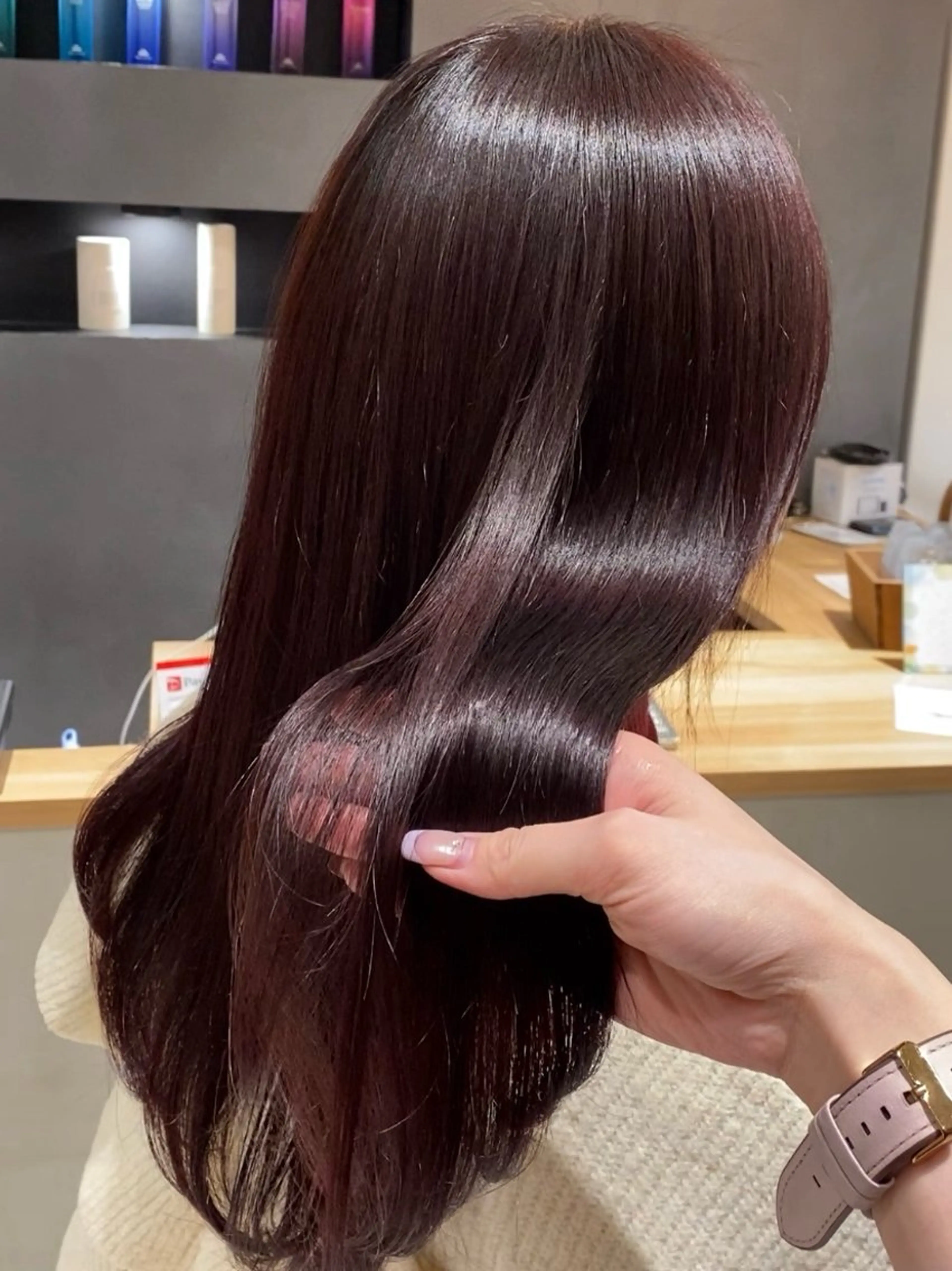 セミロング カラー yukari🌷名駅 ＊大人かわいい艶髪のヘアスタイル