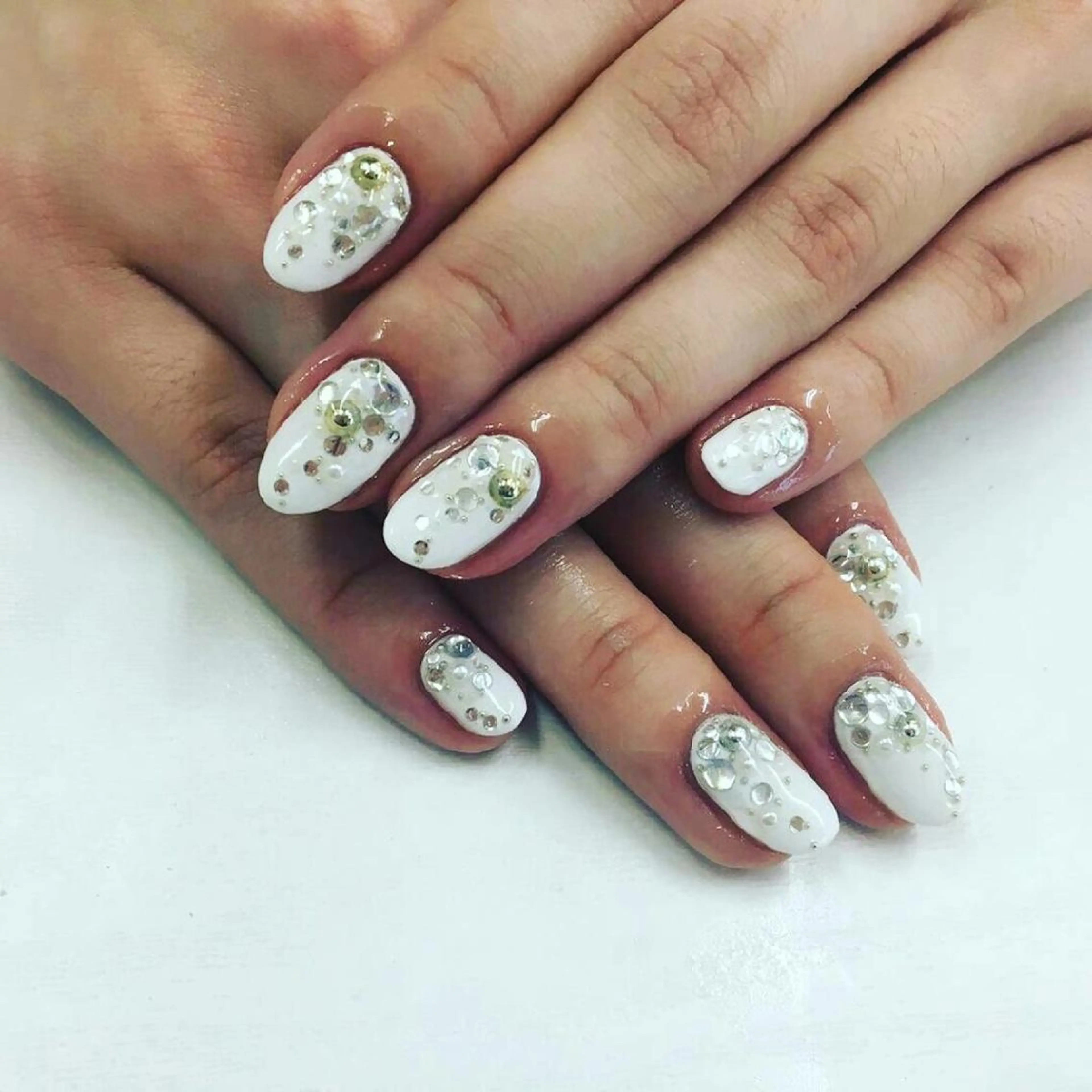 ミディアム ネイル nail salon Blancのネイルデザイン