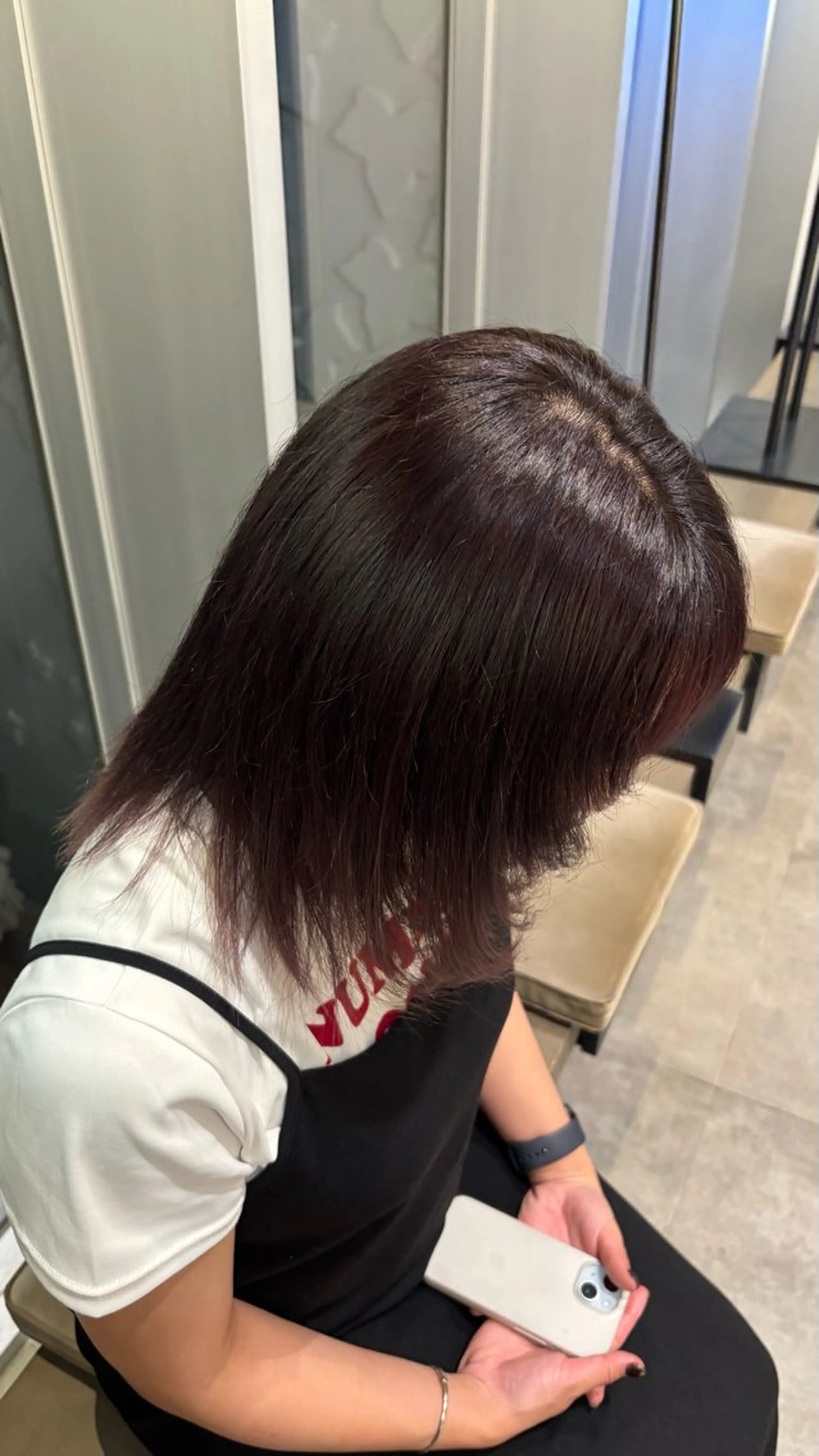 ミディアム ヘアカラー トリートメント com’sLibli 澤井凜のヘアスタイル