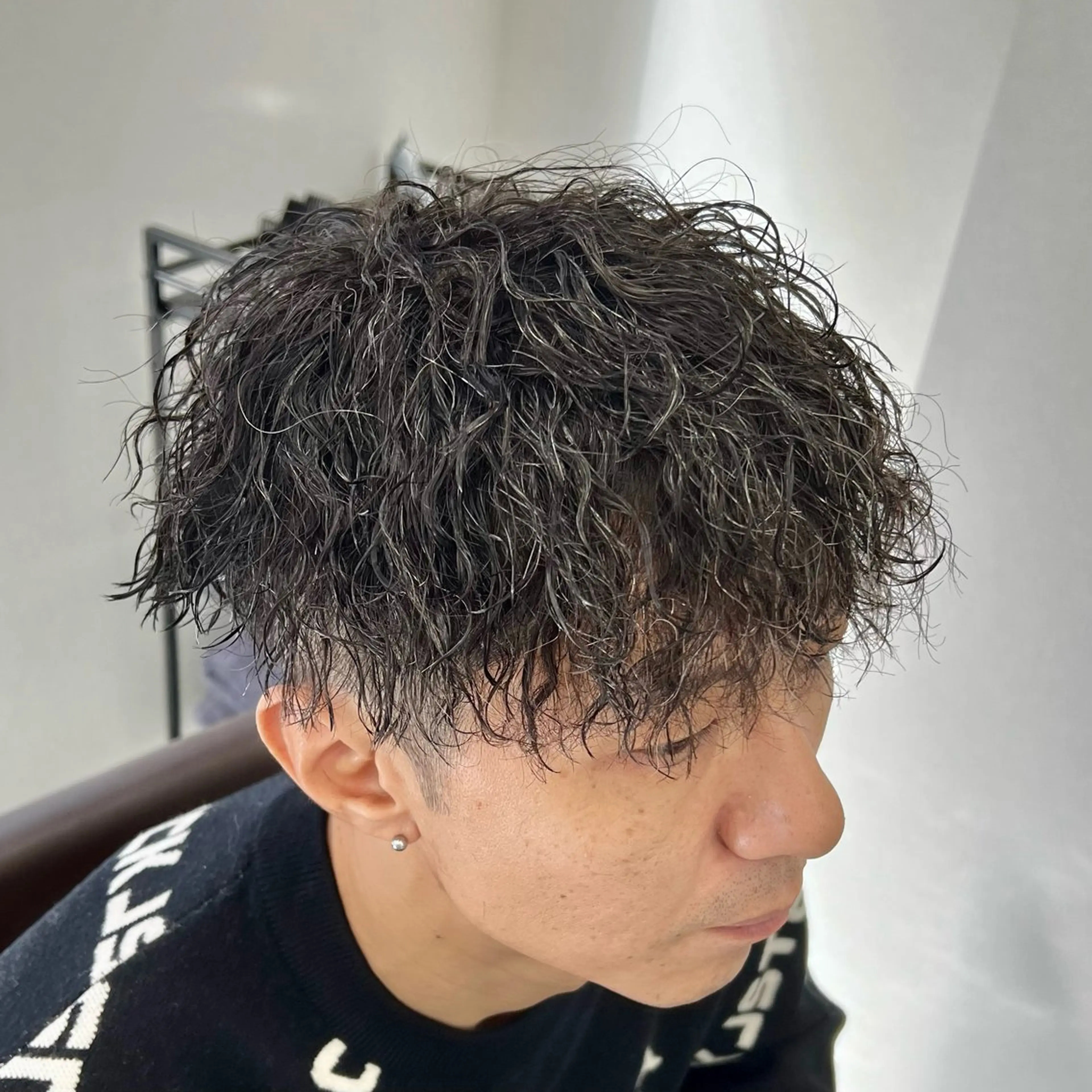 ショート パーマ メンズ カット パーマ メンズカット/波巻き TAKUMAのヘアスタイル