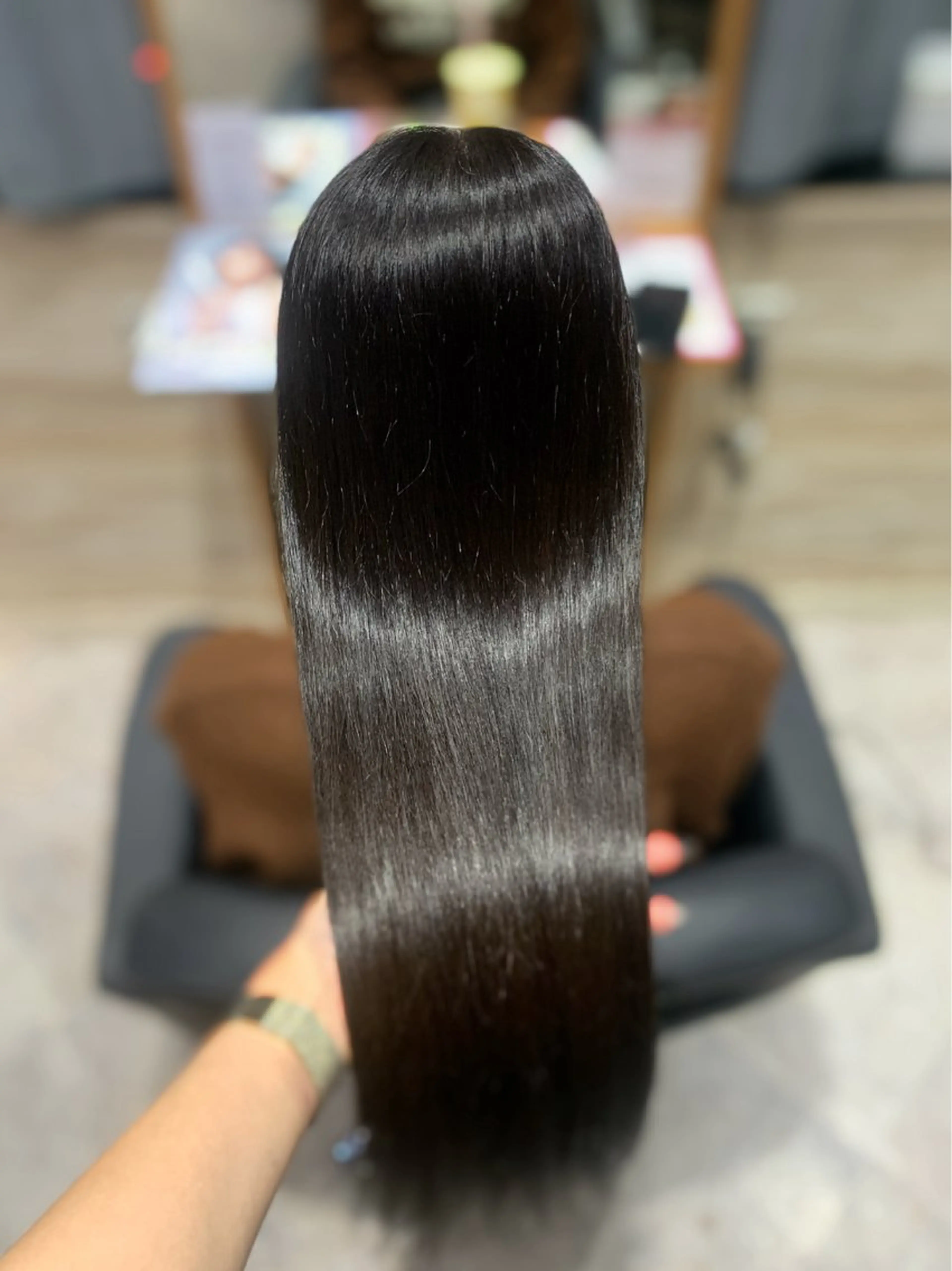 ロング shes茶屋町アリサ 🎀顔周り×韓国風のヘアスタイル