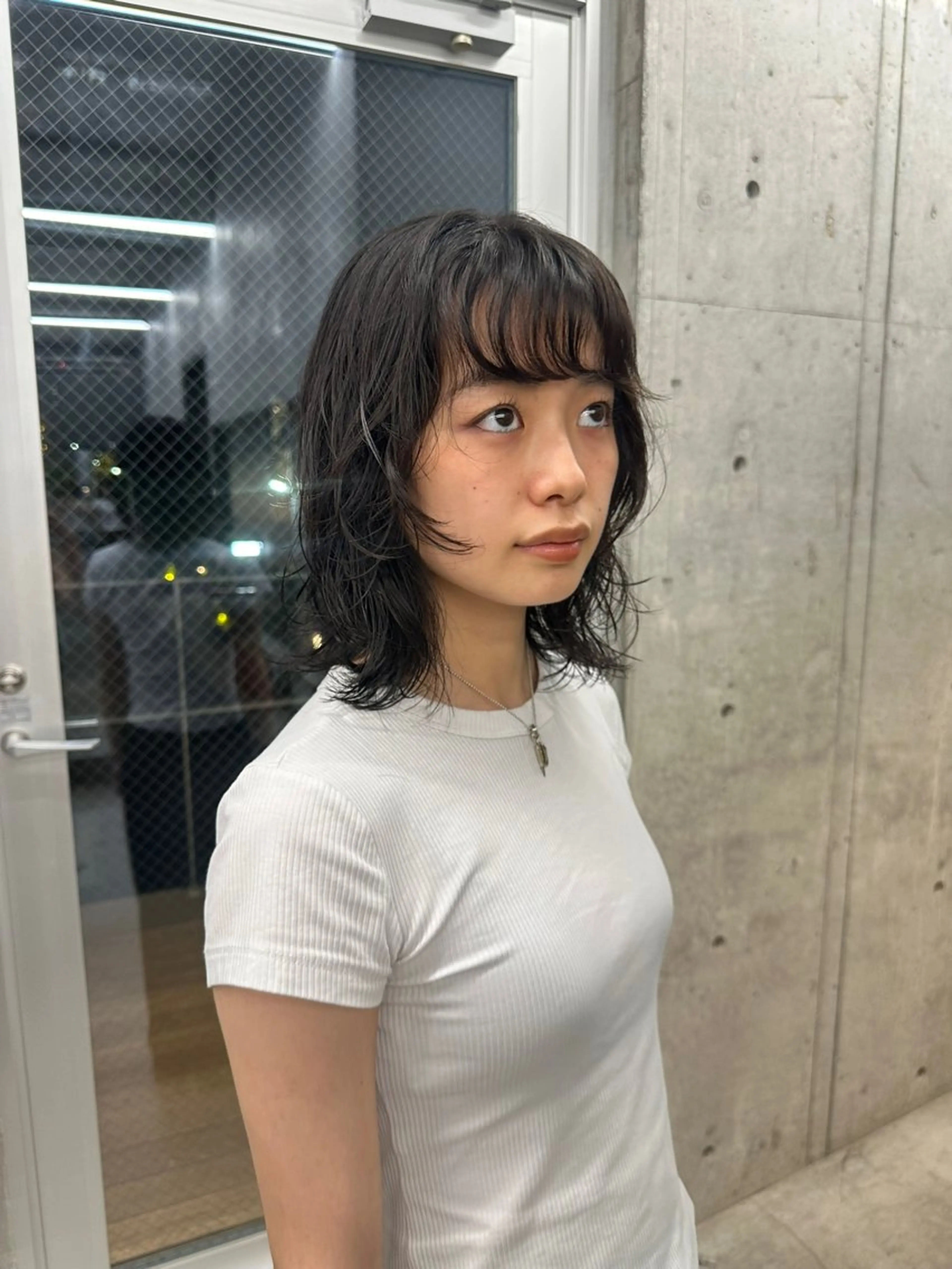 ミディアム パーマ カット パーマ お悩み解決パーマ hana🩰のヘアスタイル