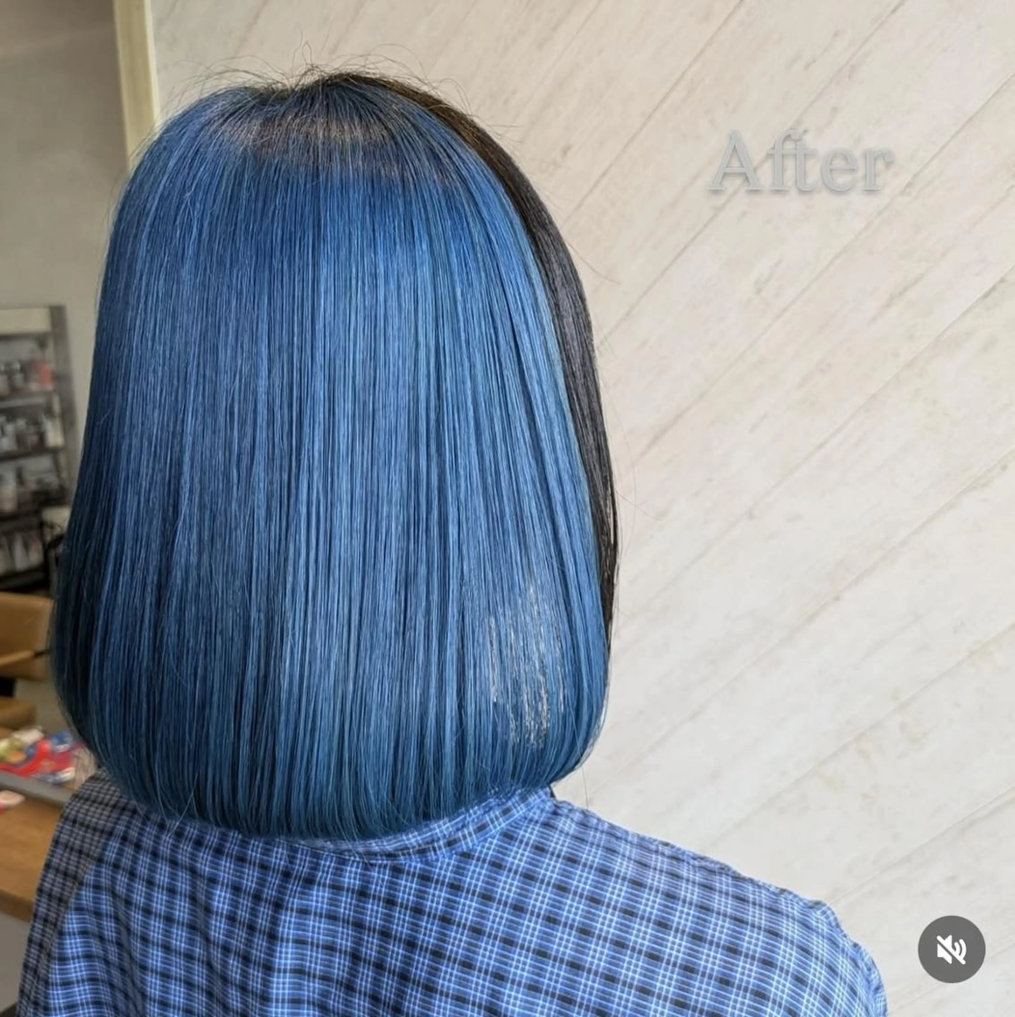 ミディアム ヘアカラー 中谷 千鶴のヘアスタイル