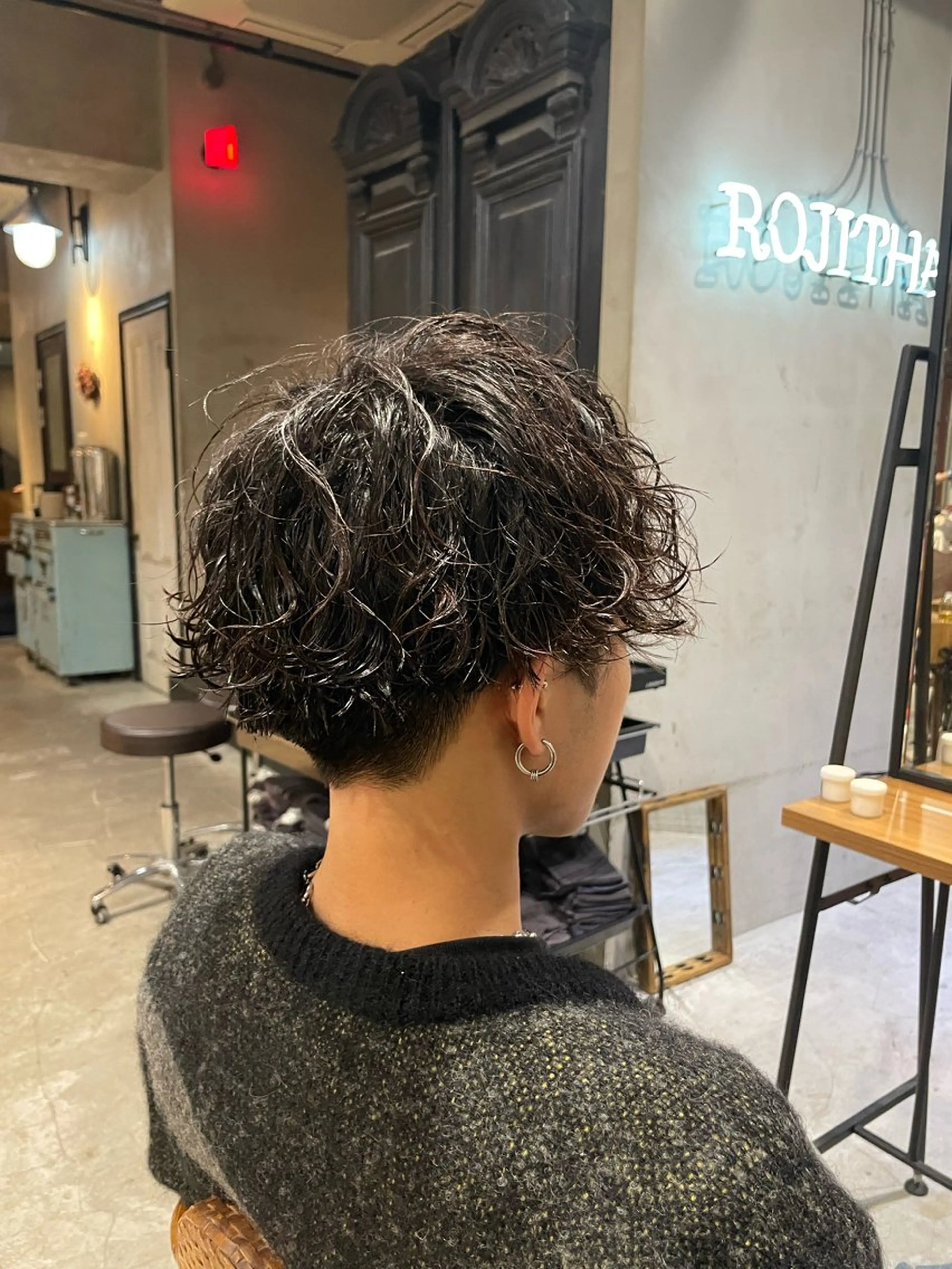 ショート パーマ メンズ メンズパーマ 波巻きパーマ カット パーマ トリートメント ヘッドスパ ヘアセット 🌿艶髪・透明感🌿 TATSUKIのヘアスタイル