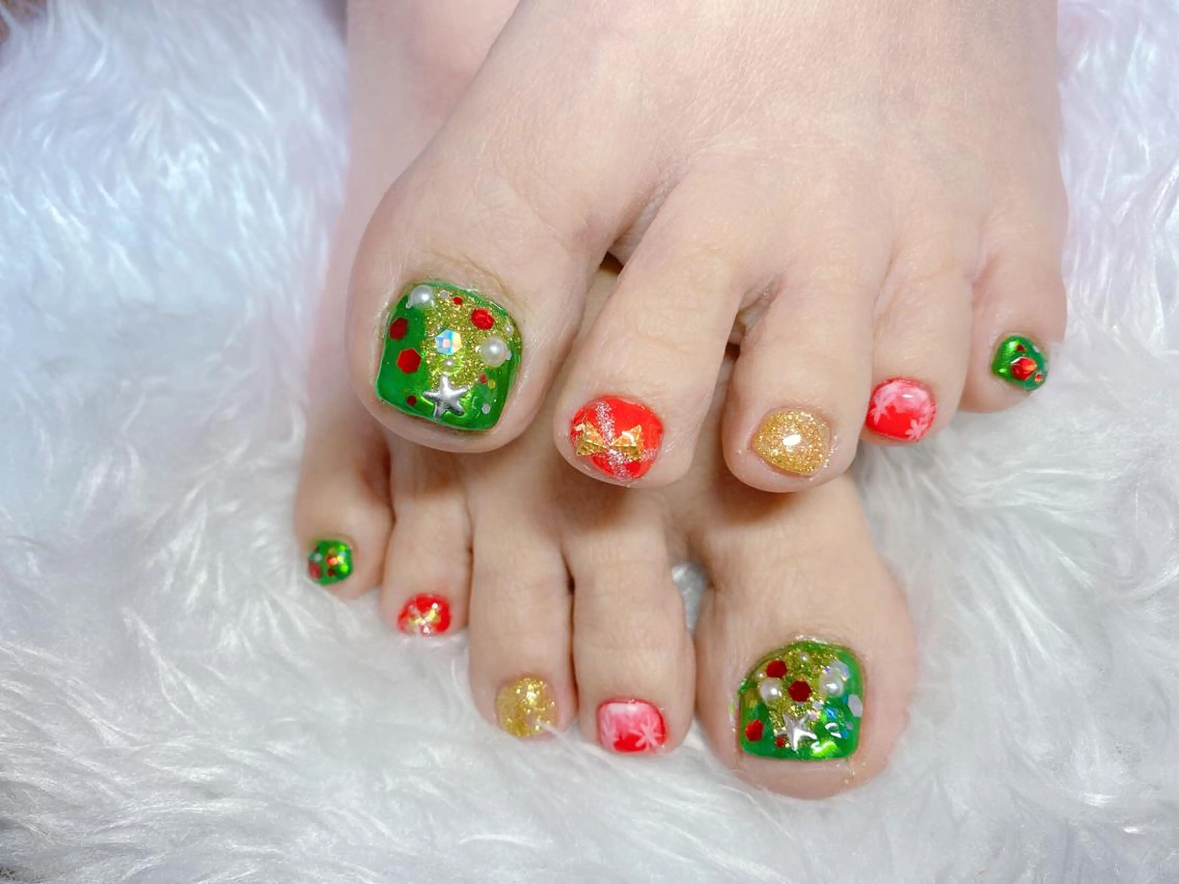 ネイル 冬ネイル クリスマス ネイルサロン HARRYS所属・ネイル・脱毛サロン HARRYSのエステ・リラクイメージ