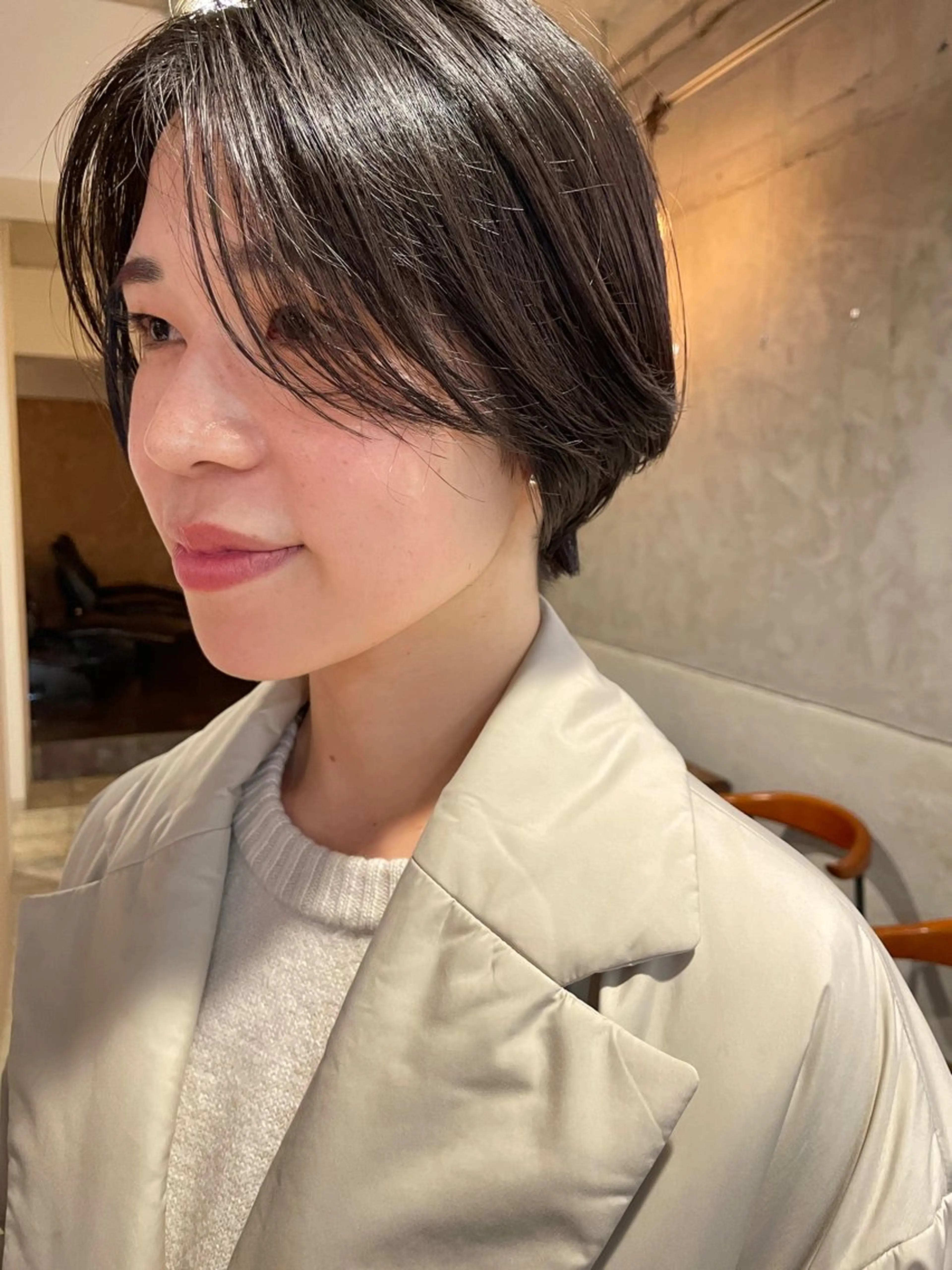 ショート ボブ ショートヘア カット さの あやねのヘアスタイル