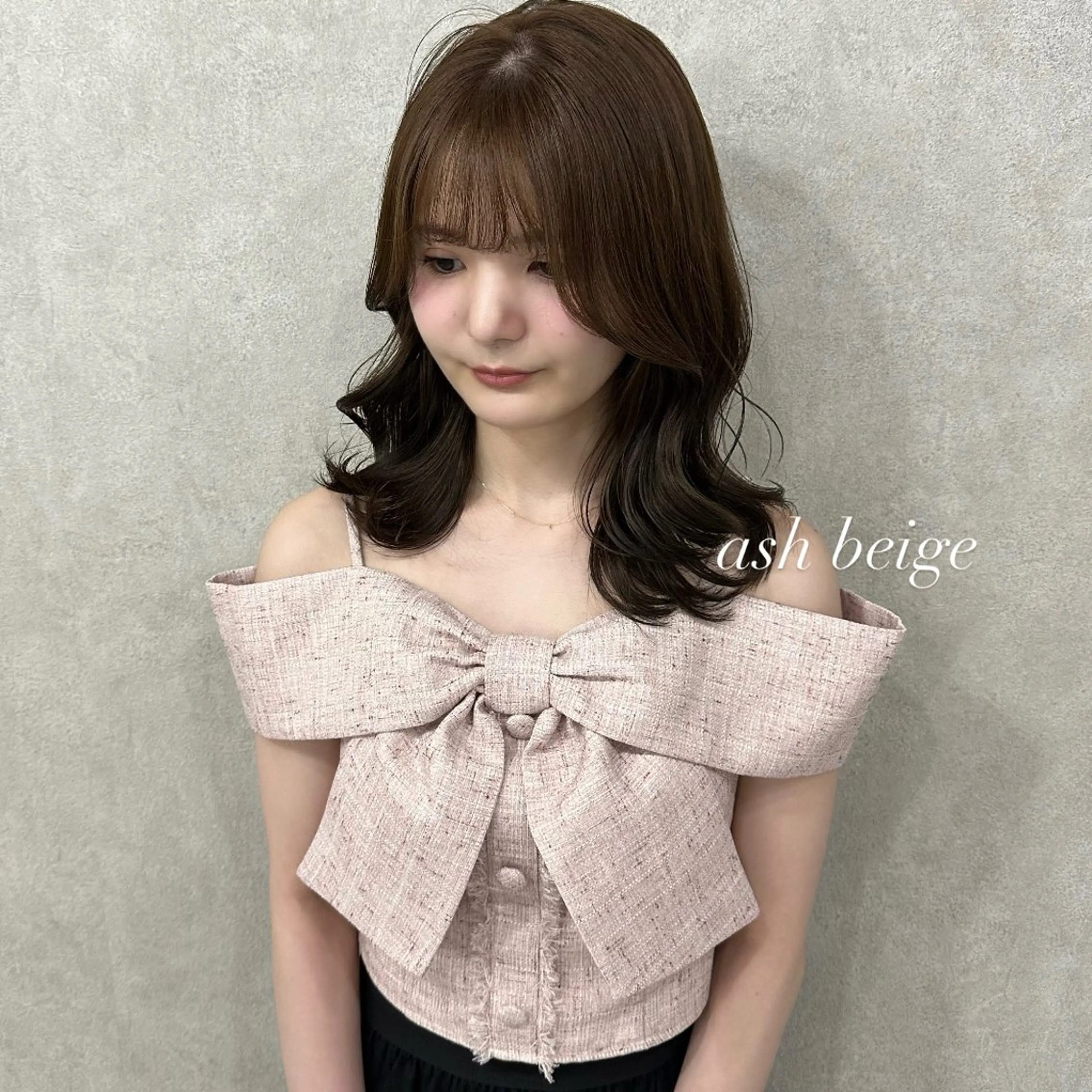 ︴🥐 minimo限定 🥐 ︴顔周りcut +透明感color＋リペアtreatment〔口コミ特典付き〕の写真