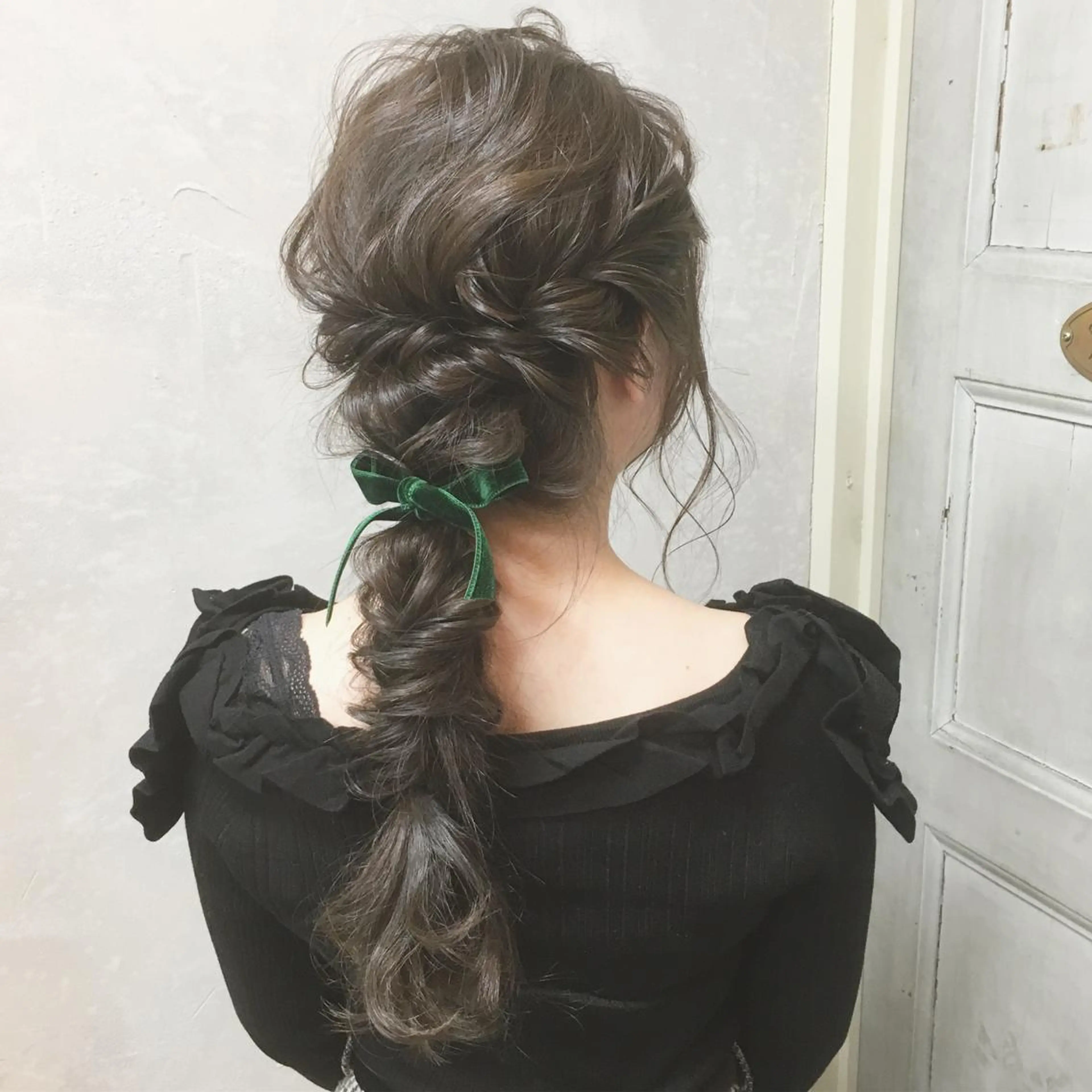 セミロング カラー ヘアアレンジ グレージュ autre所属・大久保 ひでなりのヘアスタイル