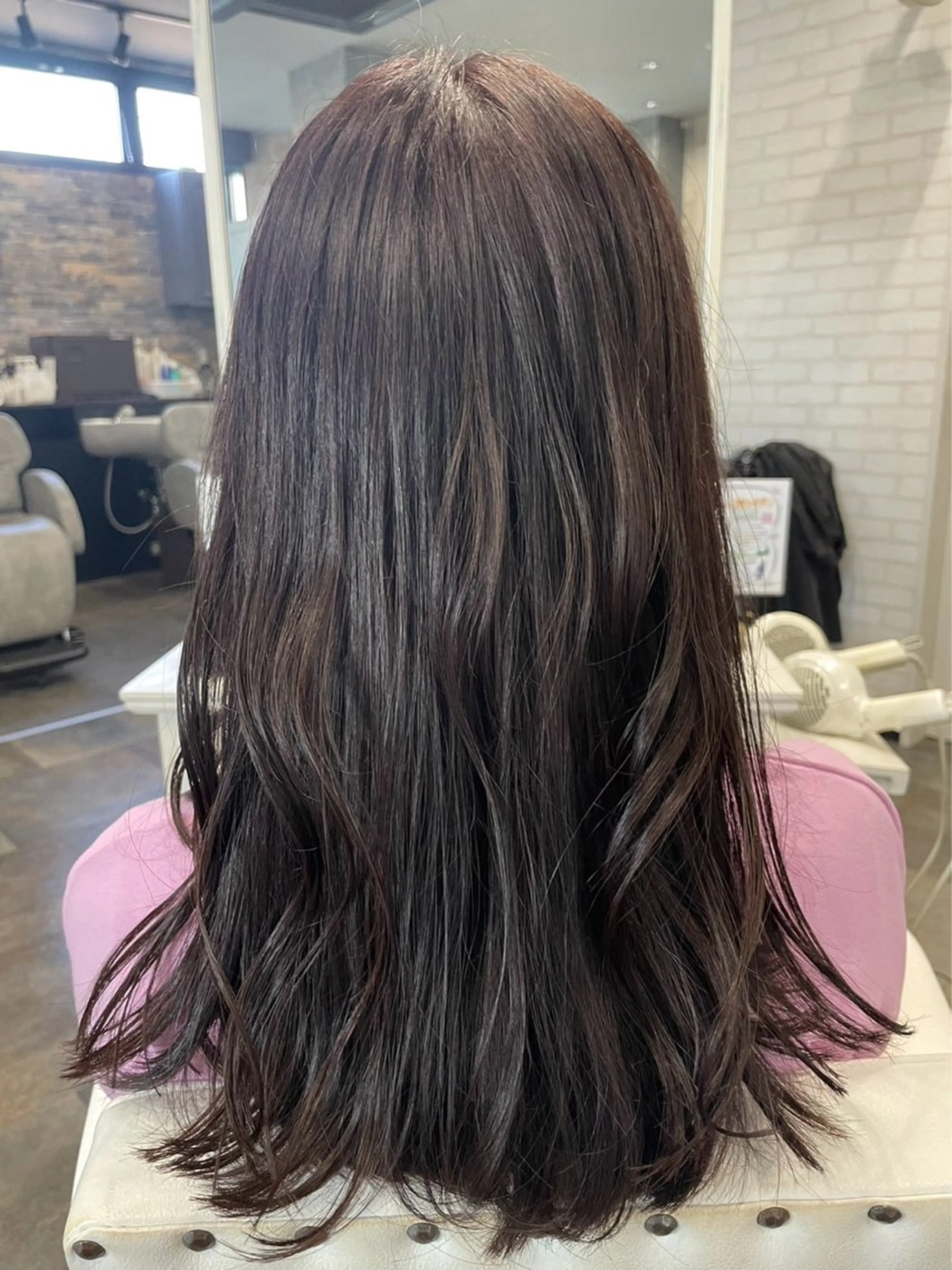 ミディアム ボブレイヤー ミディアムパーマ ミストバング ボブ ハイライト カット ヘアカラー トリートメント The Apartment of Solon Citta 船橋609所属・髪質改善/美髪/個室 /マンツーマン/ハラのヘアスタイル