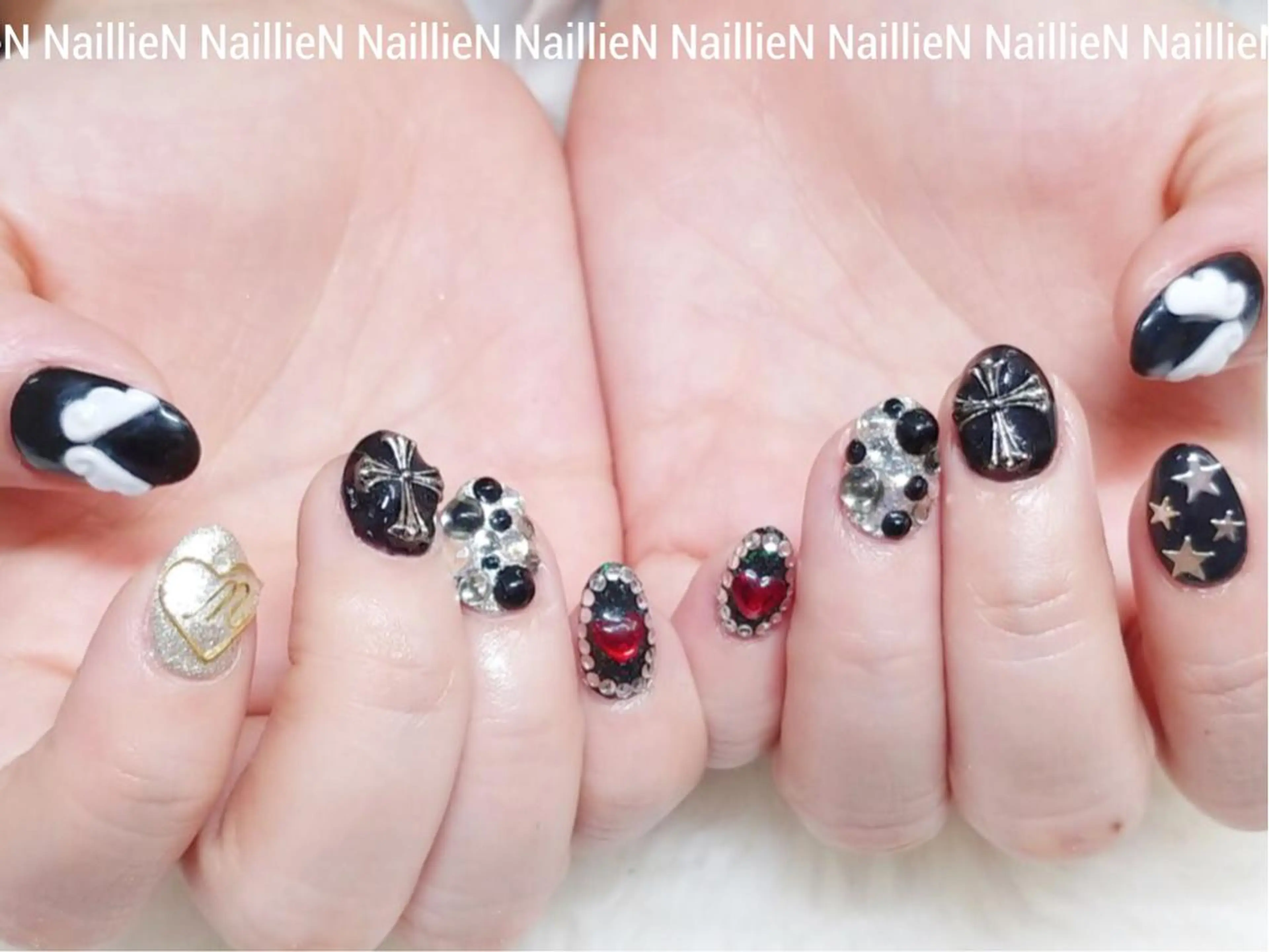 ネイル 持ち込み ハンドネイル Nail lieNのネイルデザイン