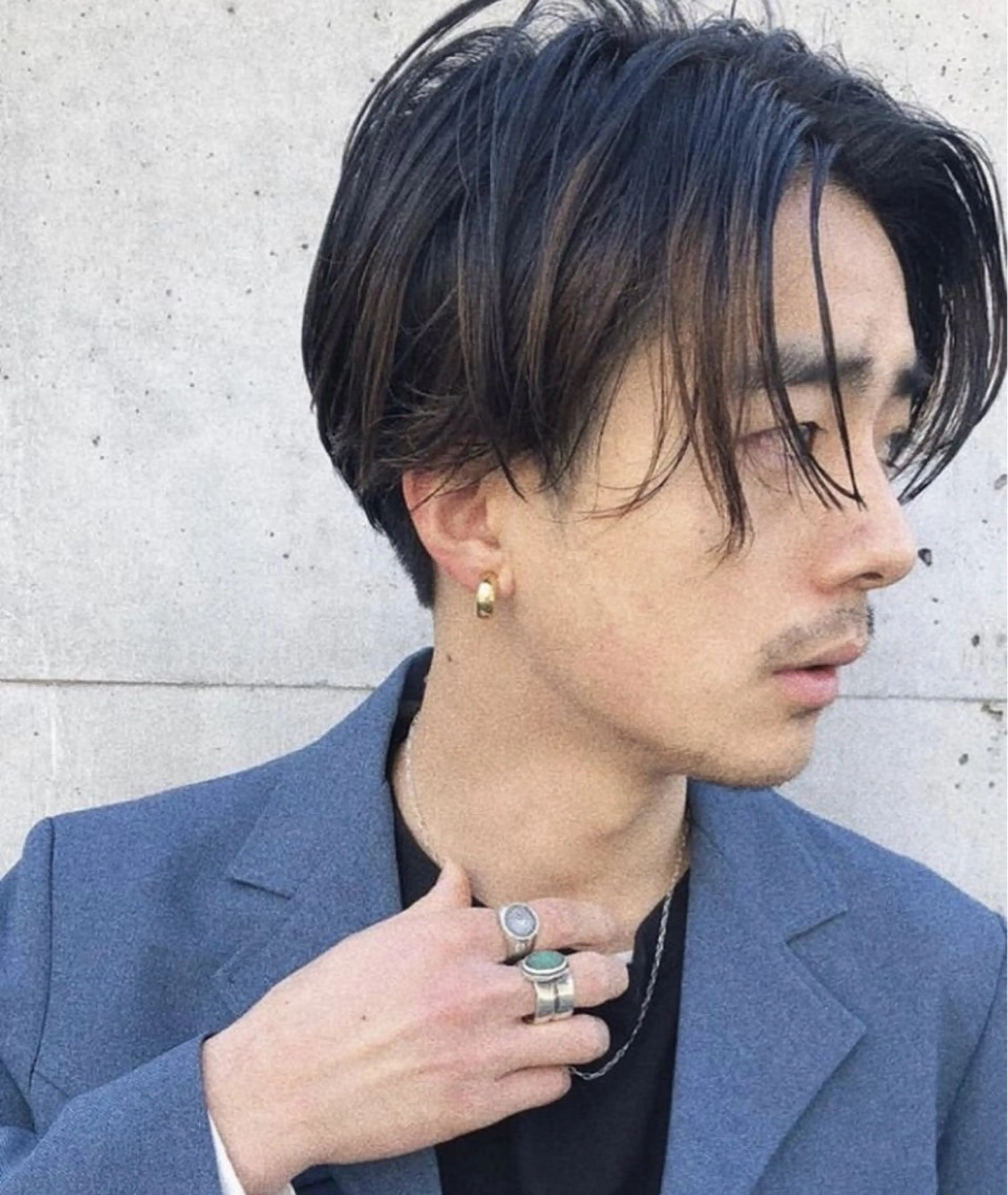メンズカット！センターパートにしたい方ぜひお待ちしてます骨格に合わせてカッコよくします！の写真