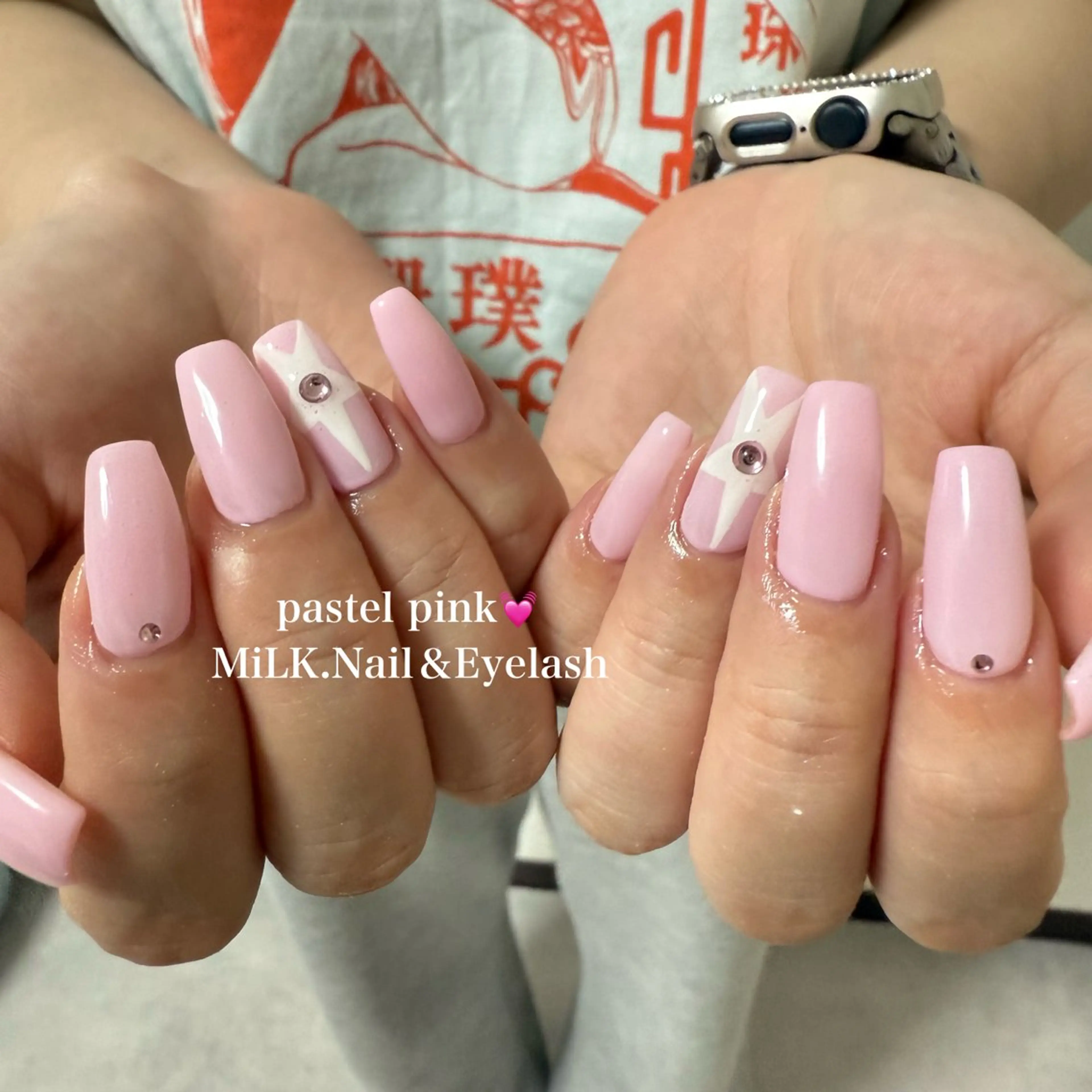 ネイル ハンドネイル MiLK. Nail&Eyelash所属・MiLK. wakaのマツエク・マツパデザイン