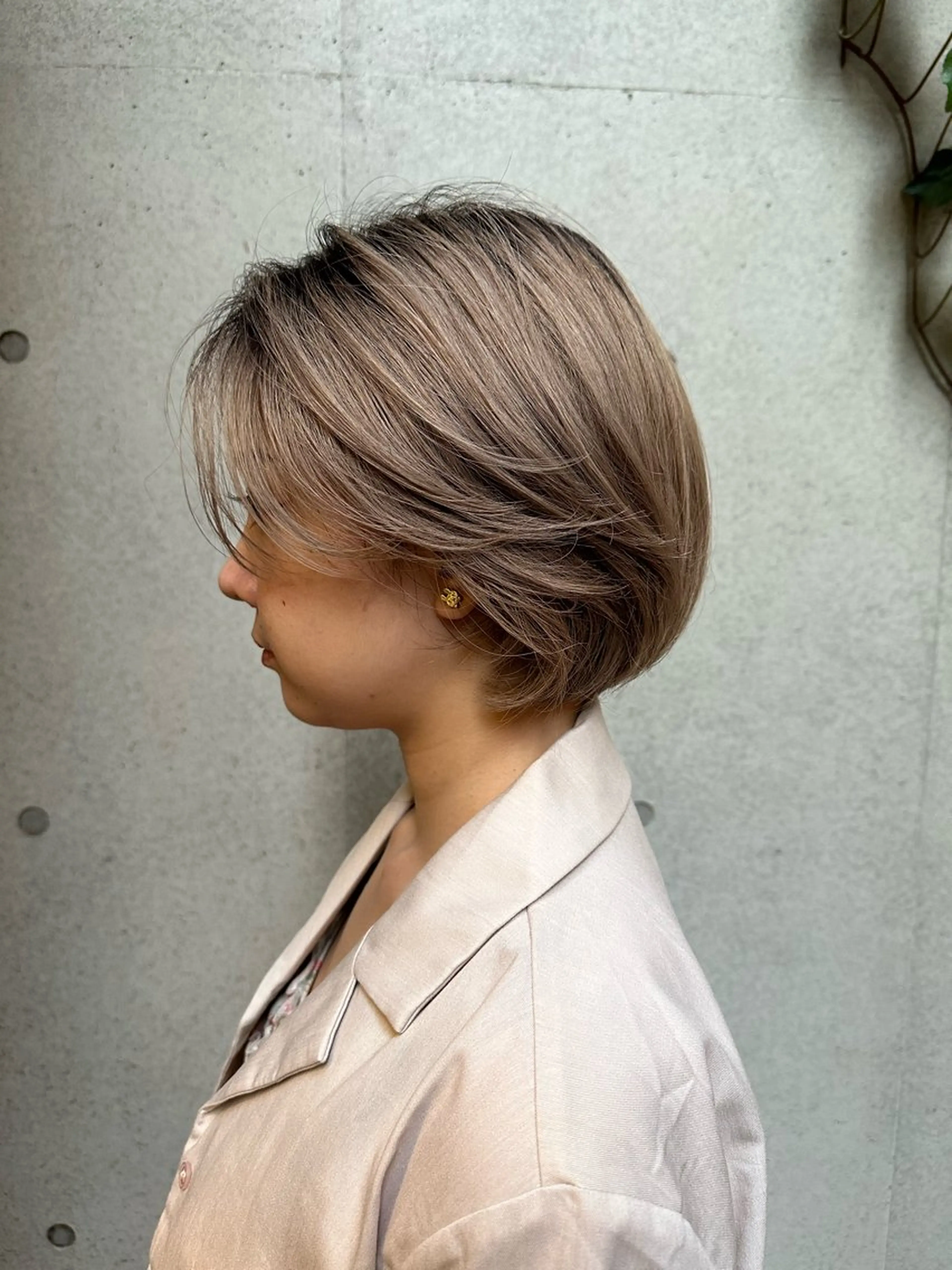 ショート カラー 似合わせカット /パーマ岡本淳平のヘアスタイル