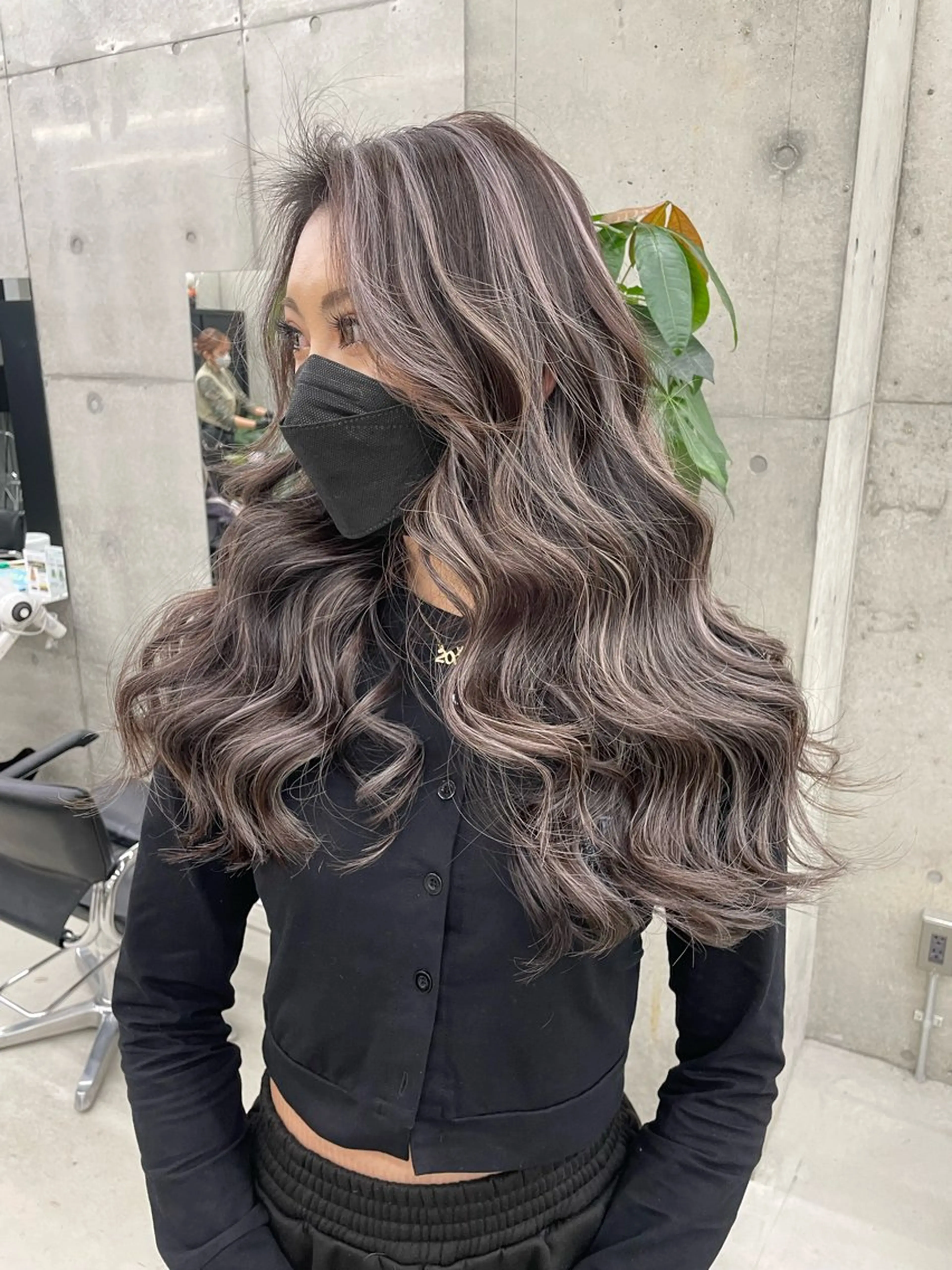 ロング カラー LINOET名古屋所属・齋藤 梨乃のヘアスタイル