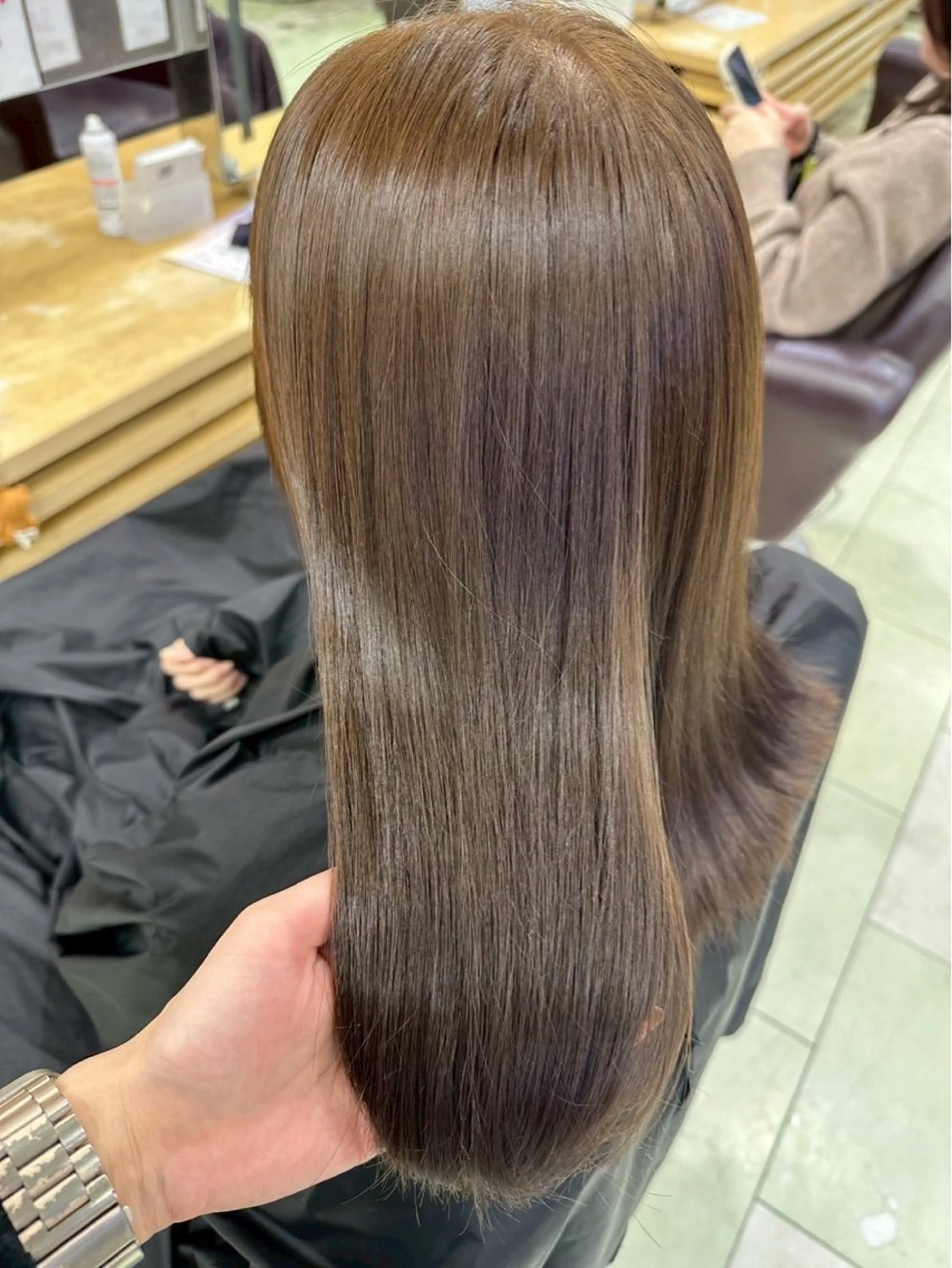 ロング カラー ヘアカラー 再現性の高いパーマ 🌀ふうき🌀のヘアスタイル