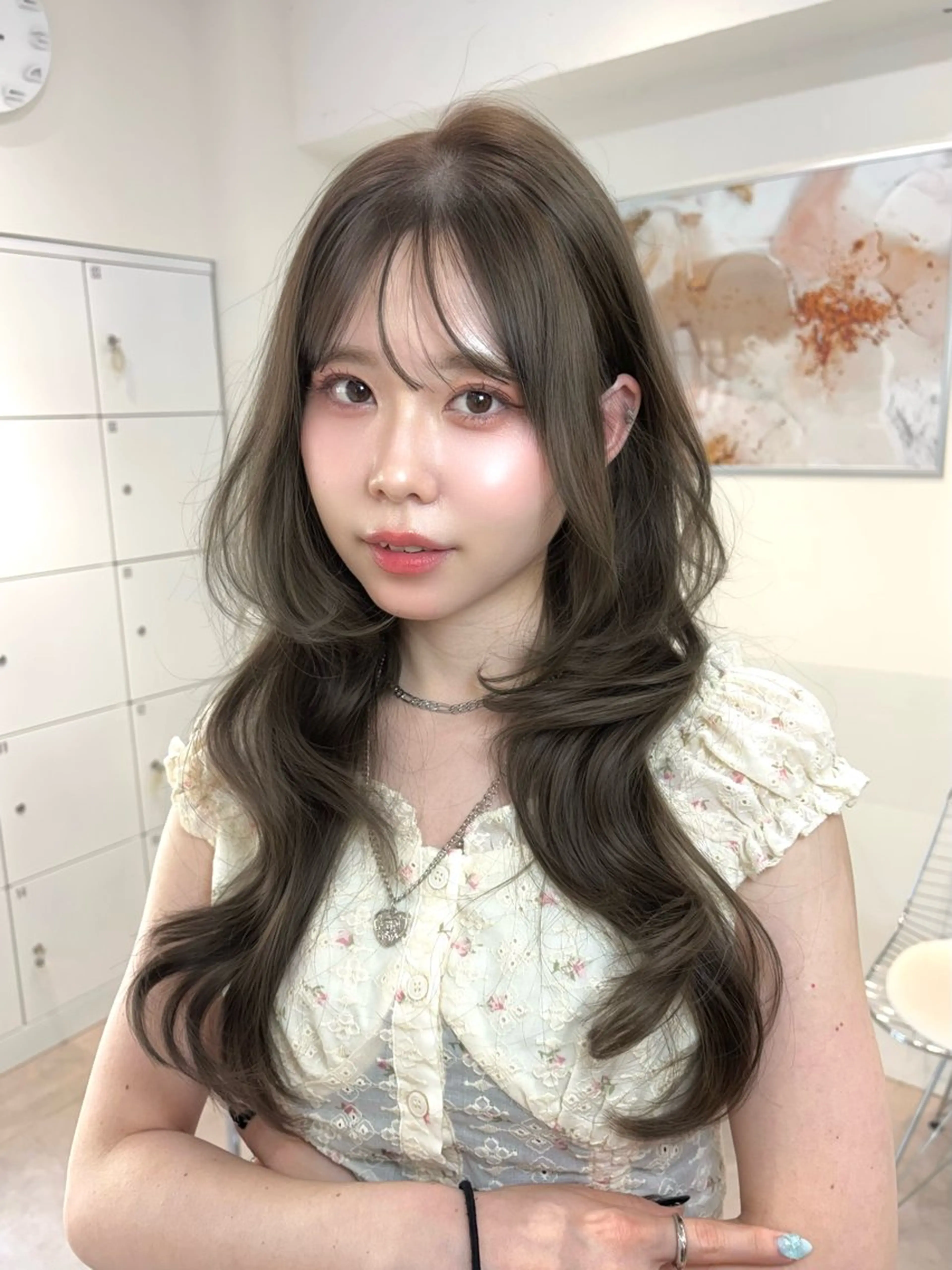 ロング カット ヘアカラー トリートメント ONYX【オニキス】所属・韓国レイヤーカット/ 髪質改善/郷家拓斗のヘアスタイル