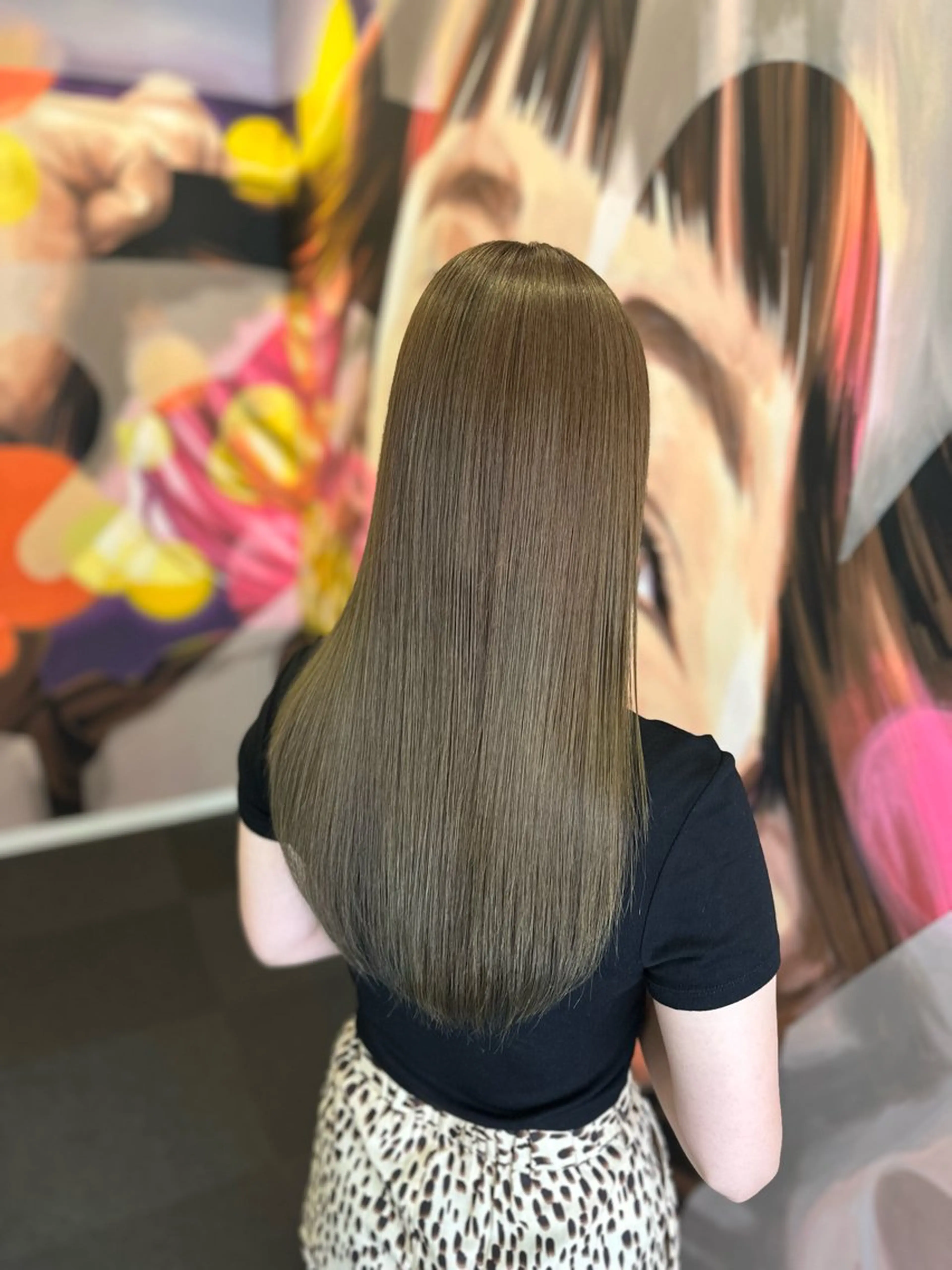 ロング カラー ヘアアレンジ 髪質改善 縮毛矯正 トリートメント カット ヘアカラー 縮毛矯正 トリートメント 韓国風/レイヤー 🌷AYANA🌷のヘアスタイル