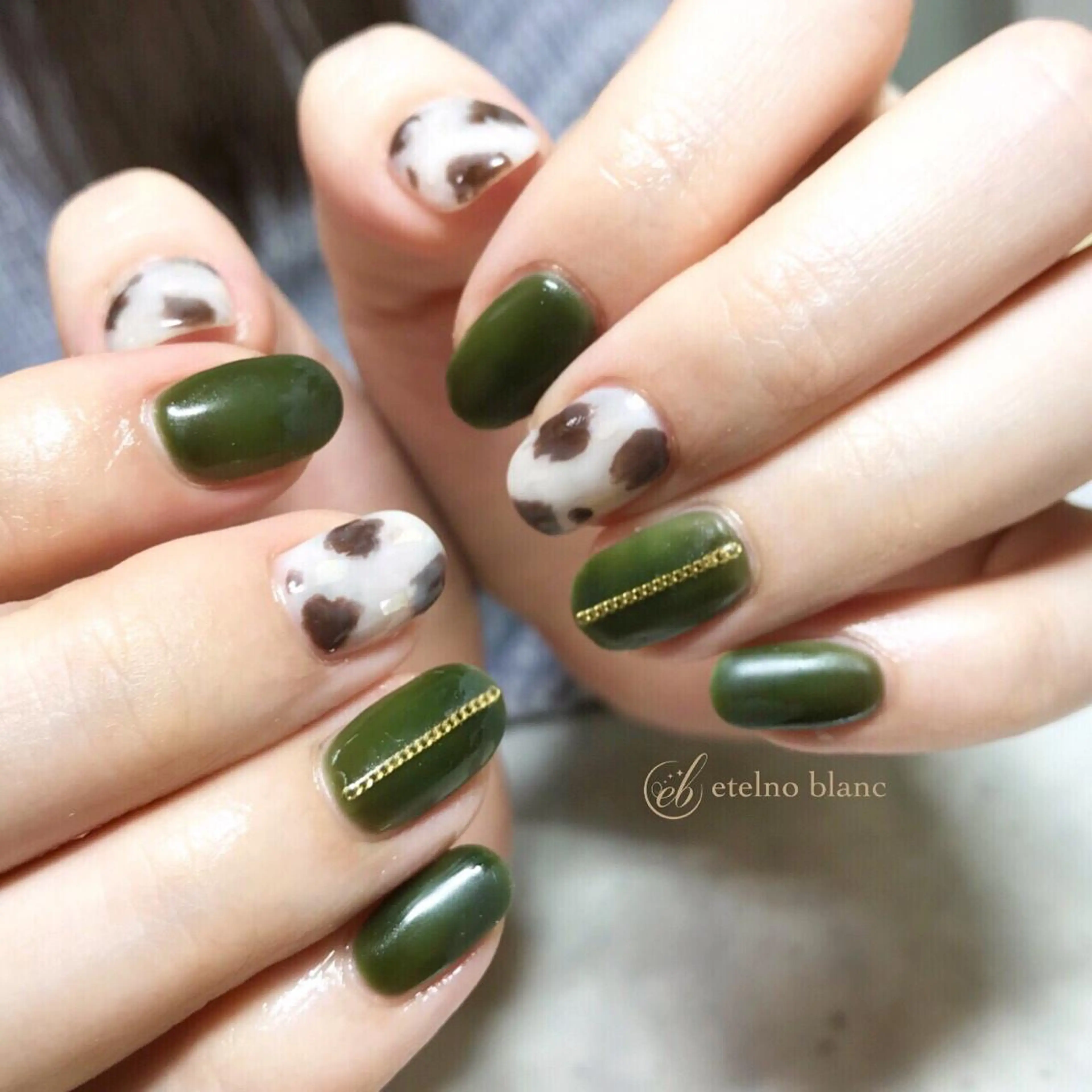 ネイル etelno blanc中目黒のネイルデザイン