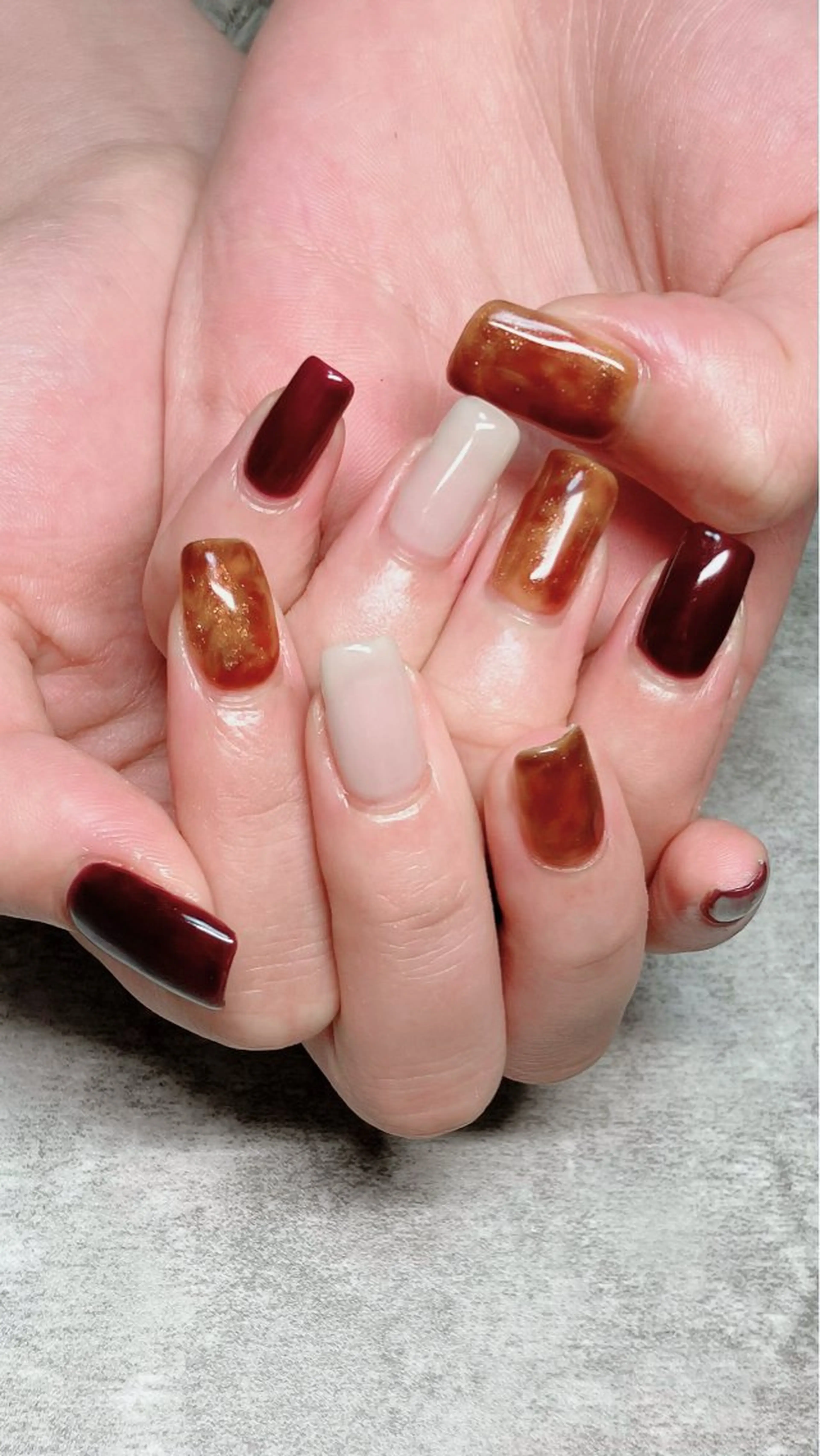 ネイル ハンドネイル ハンドケア haleyume所属・shino🌟 痛ネイルのネイルデザイン