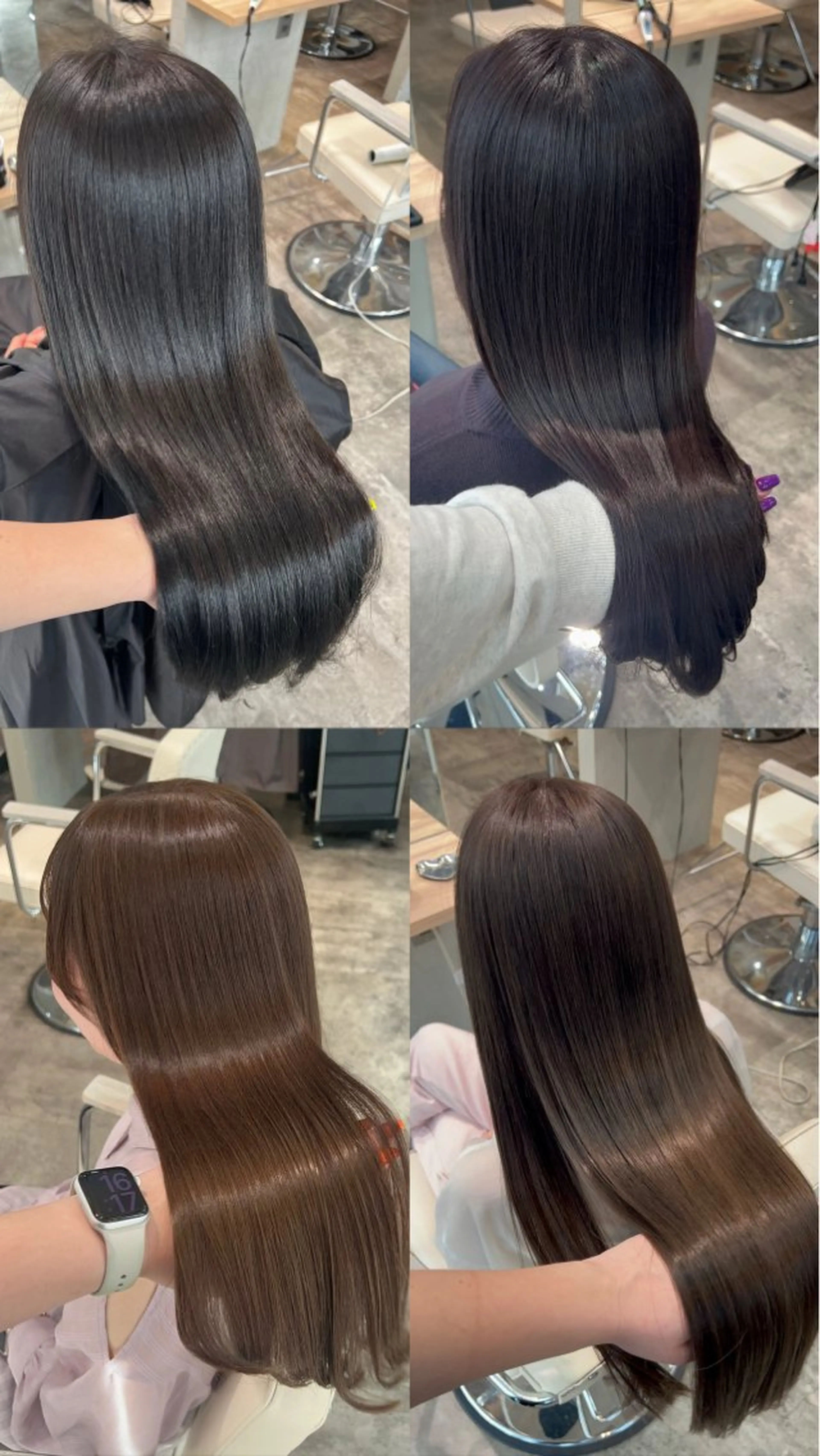 ミディアム カラー ヘアアレンジ カット ヘアカラー トリートメント ヘアセット 悩み解決/艶髪/ LISAのヘアスタイル