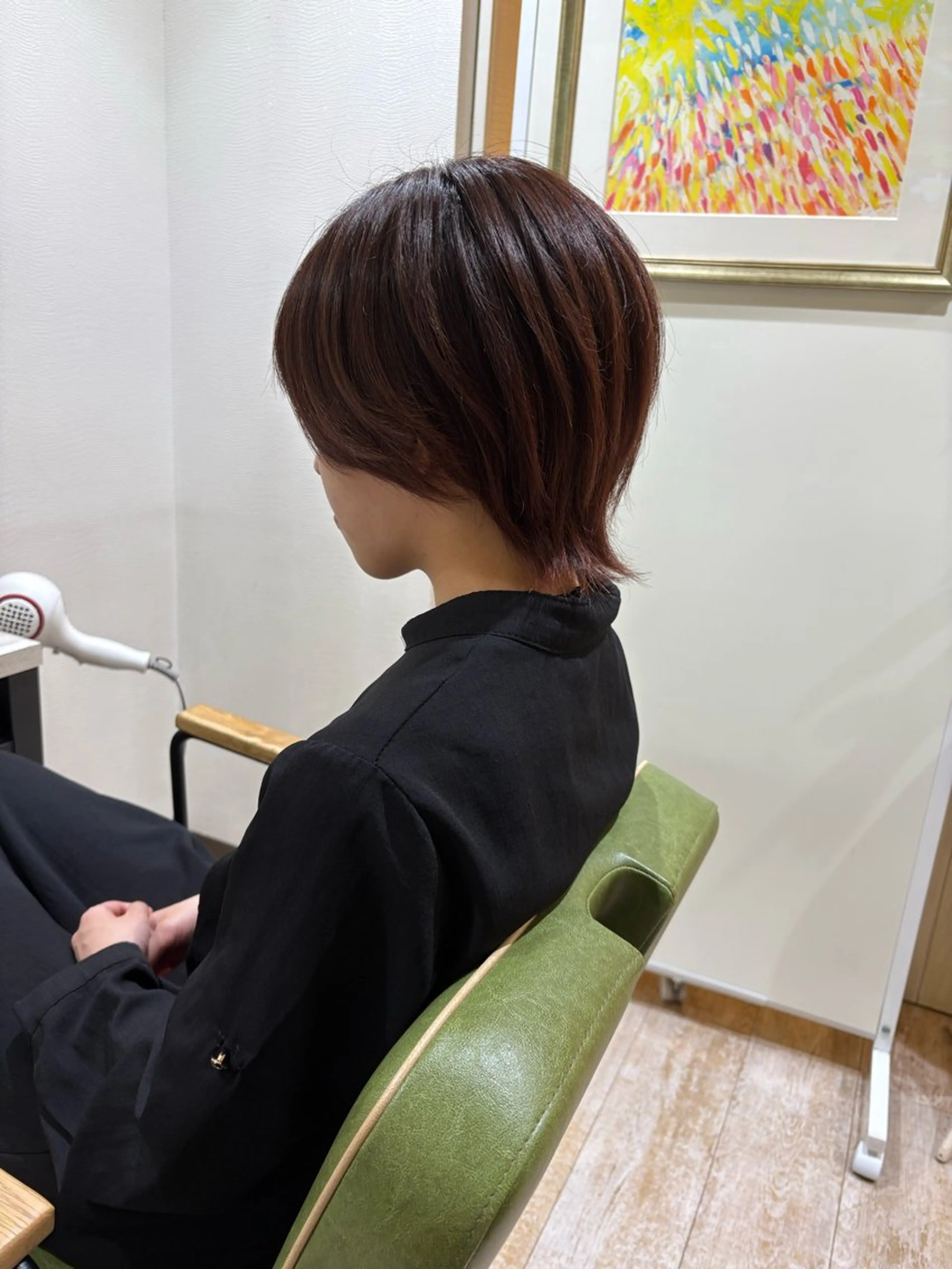 ショート ショートレイヤー くびれヘア くびれレイヤー レイヤーカット ショートヘア カット ヘアセット LOKAHI所属・艶髪/顔周りカット/ メンズカット/小池祐のヘアスタイル