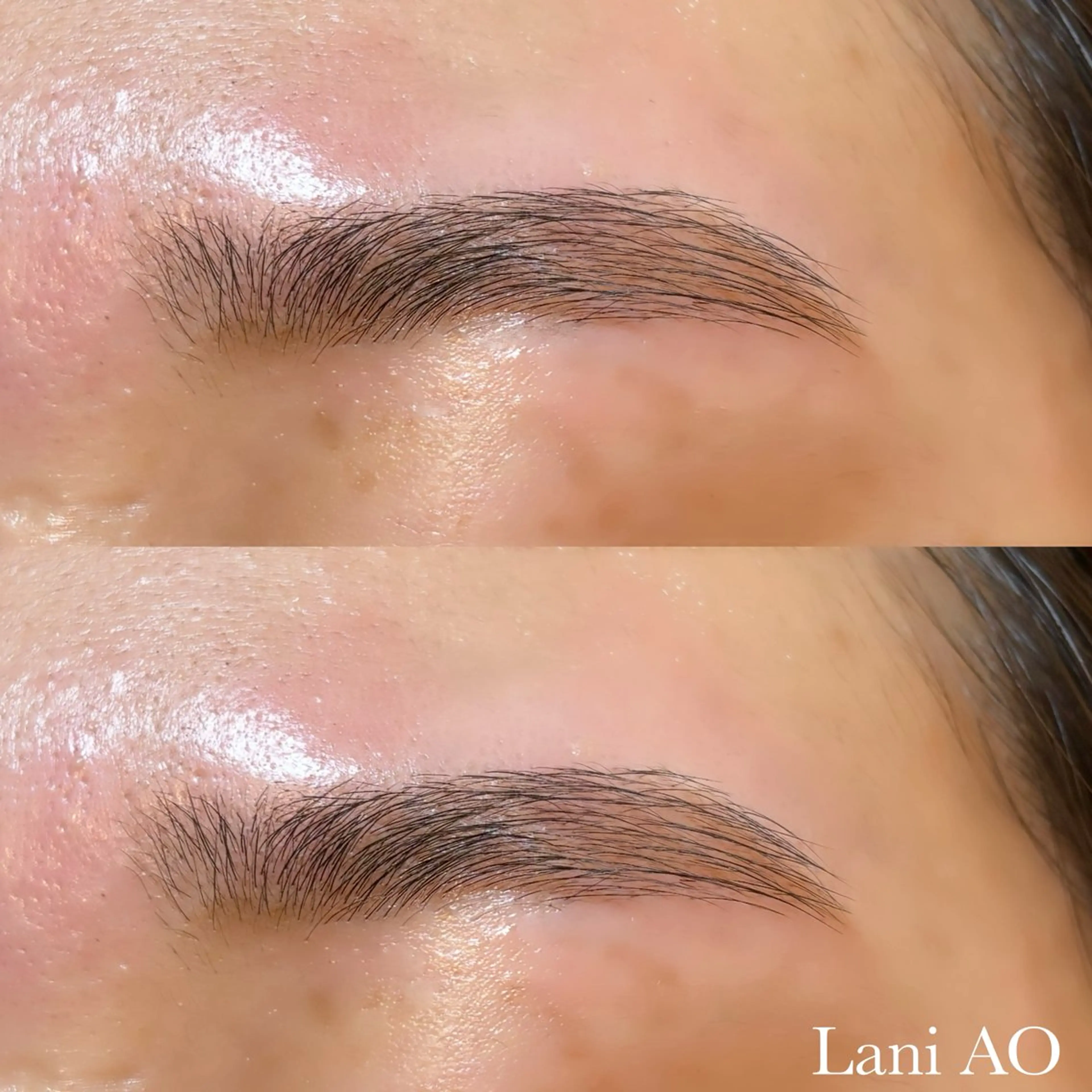 アイブロウ ワックス脱毛 Lani AO所属・Lani AO/ MAYUのマツエク・マツパデザイン