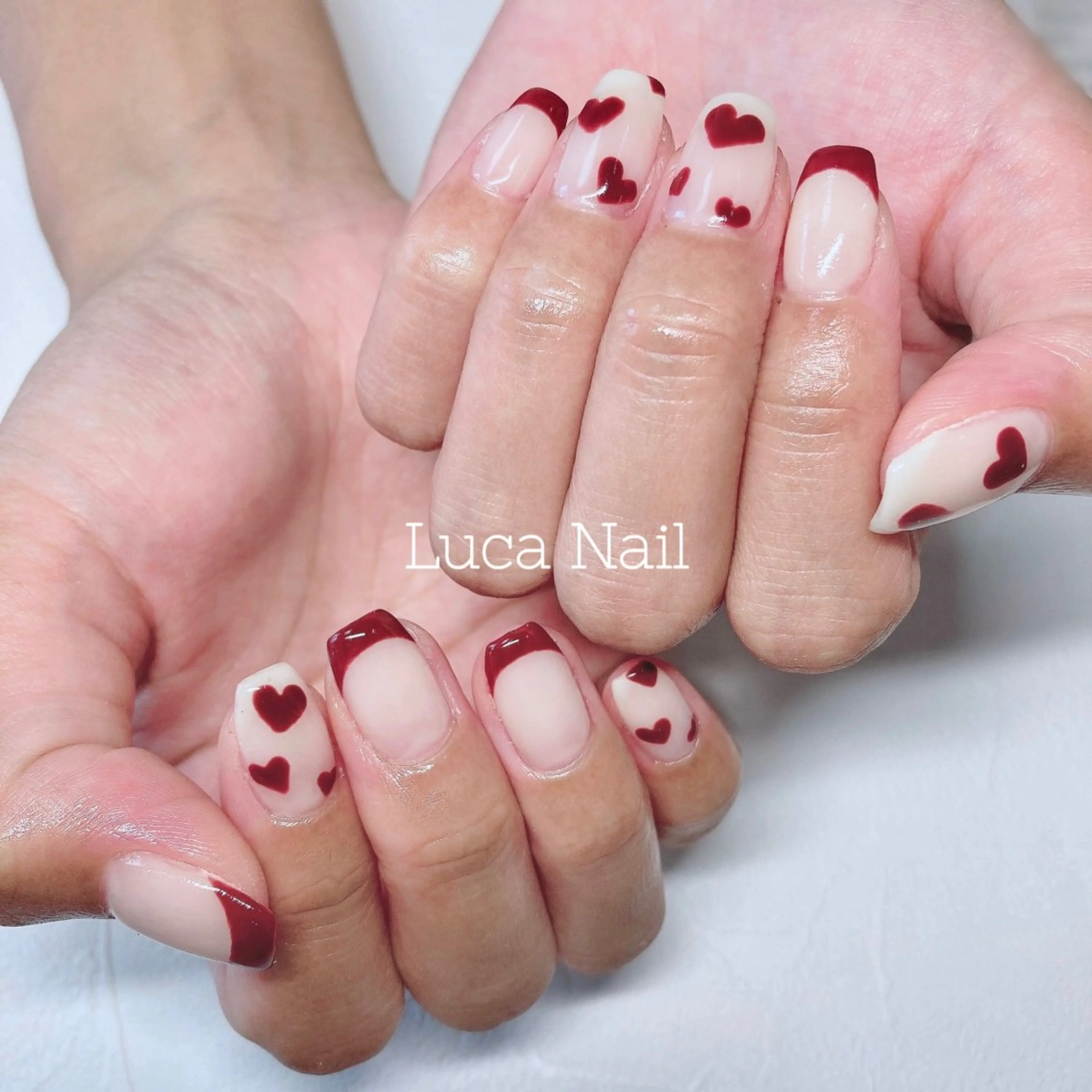 ネイル ボルドー 持ち込み Luca  Nail所属・Luca Nail 🌼yu-kaのネイルデザイン