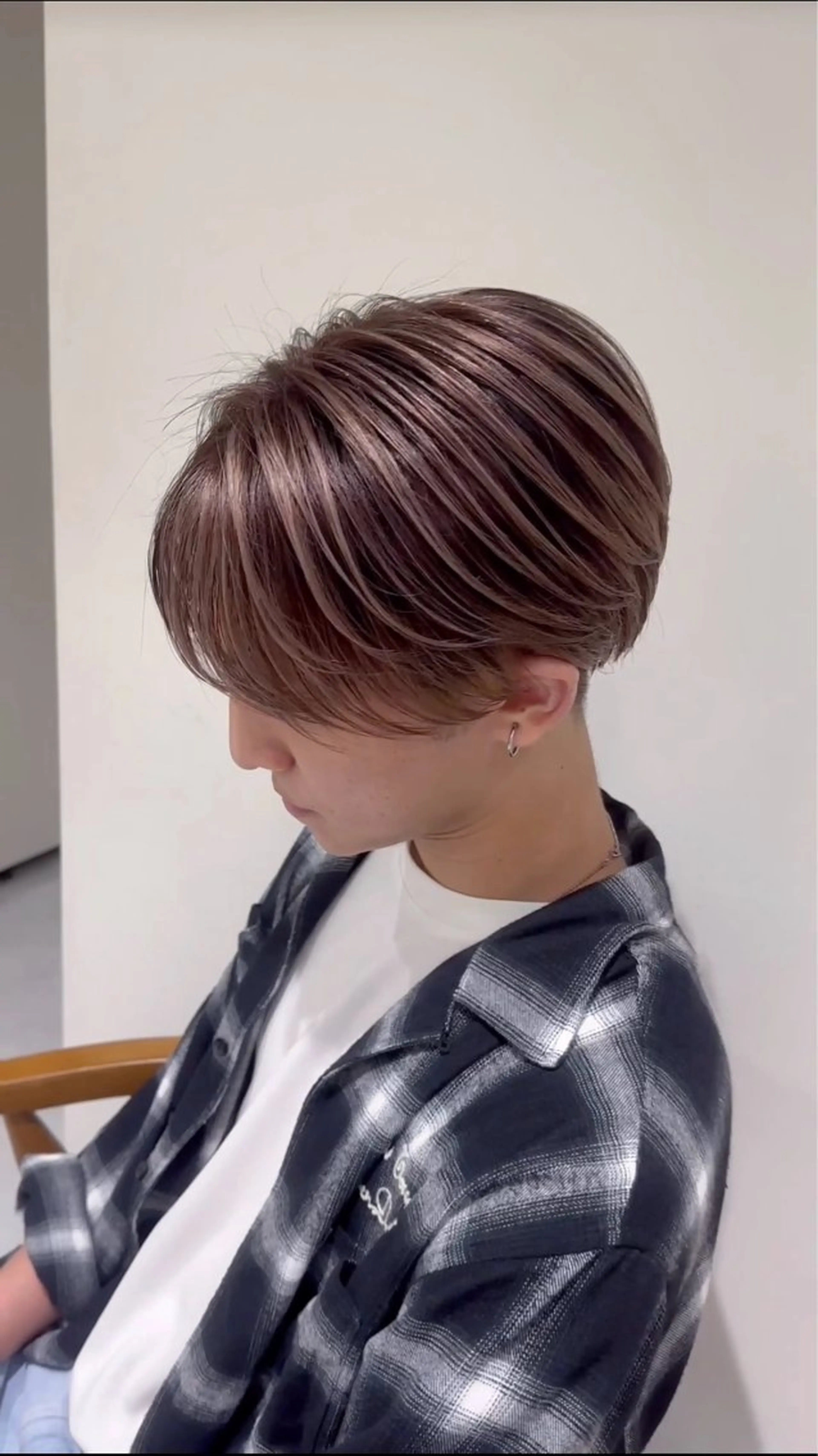 メンズ メンズバレイヤージュ メンズハイトーン ✨レイヤーカット/透 名感カラー特化✨のヘアスタイル