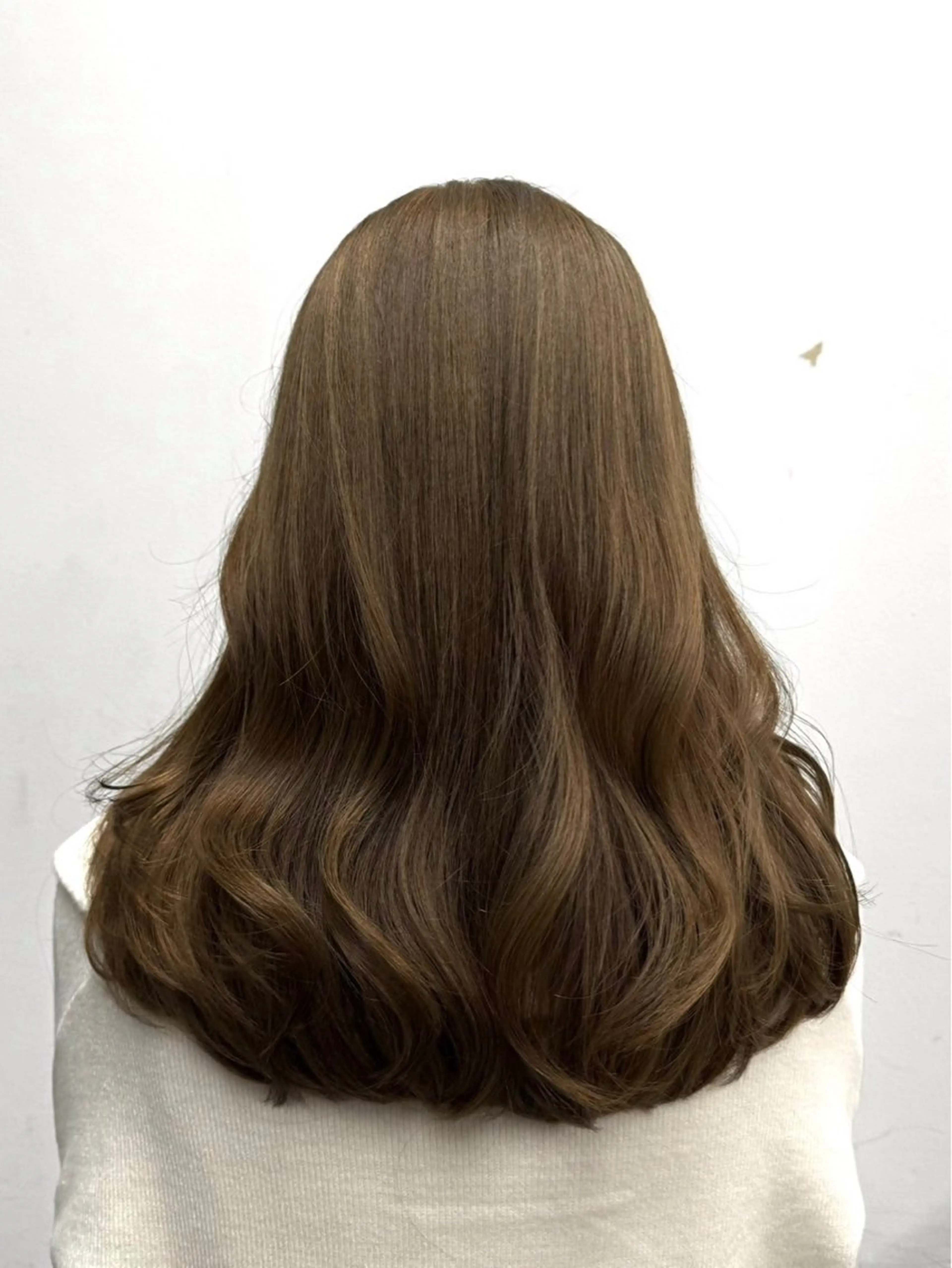 セミロング カラー パーマ amble luxe ❤️渋谷❤️のヘアスタイル