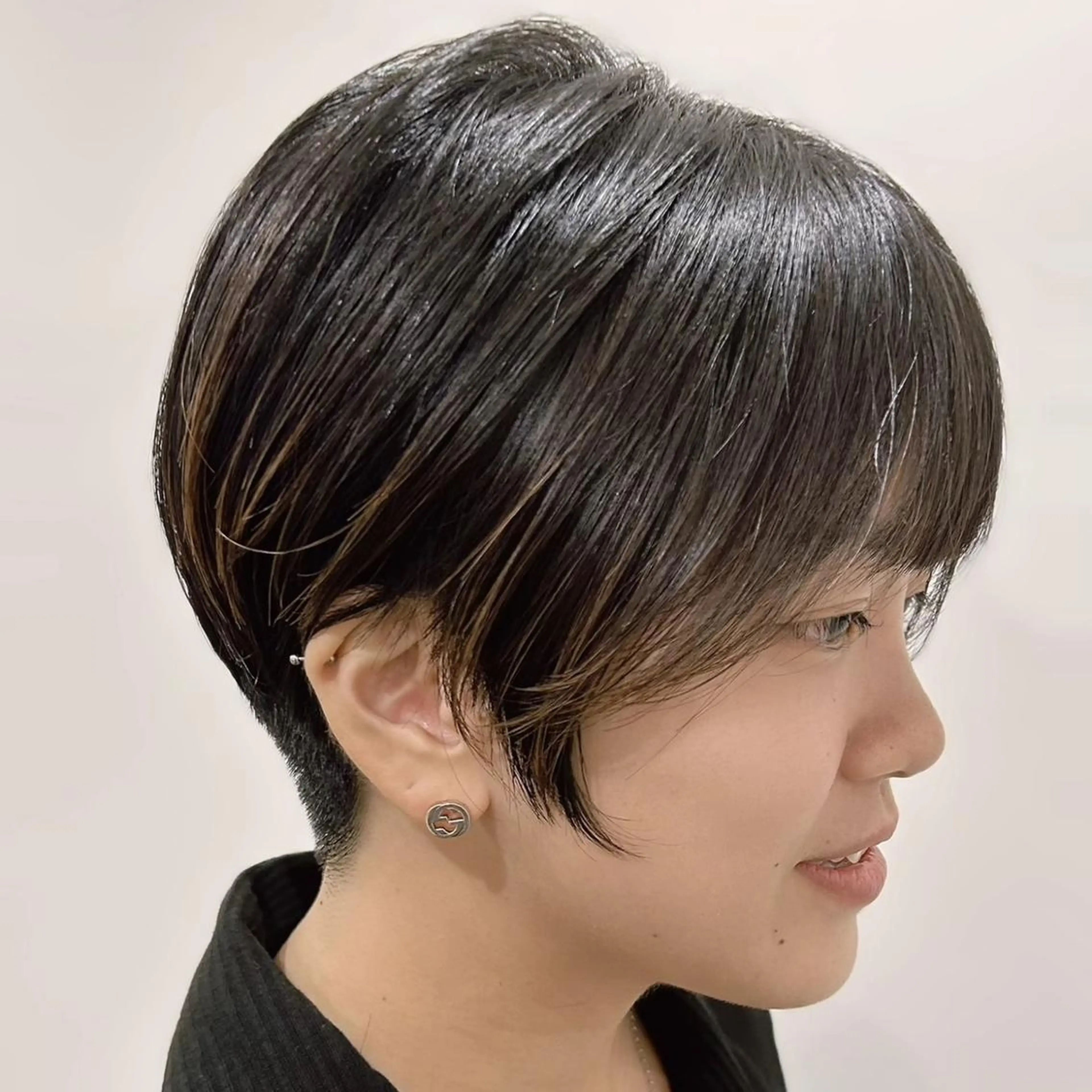 ショート ハンサムショート ショートヘア カット Halo/長居美容室 ショート/ROKIのヘアスタイル