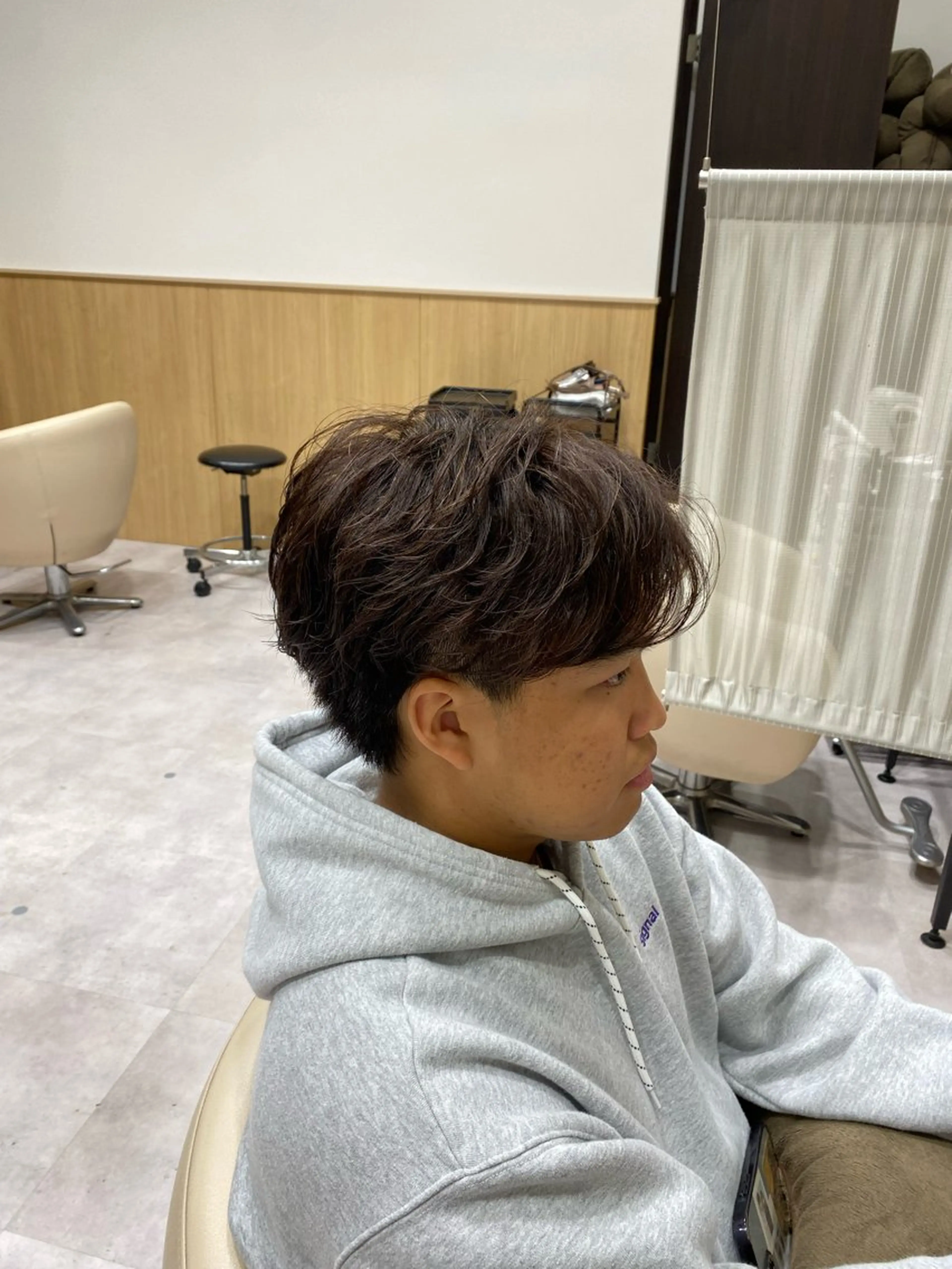 ショート パーマ メンズ UNIX所属・《無料施術》/ メンズパーマ/村上翼のヘアスタイル