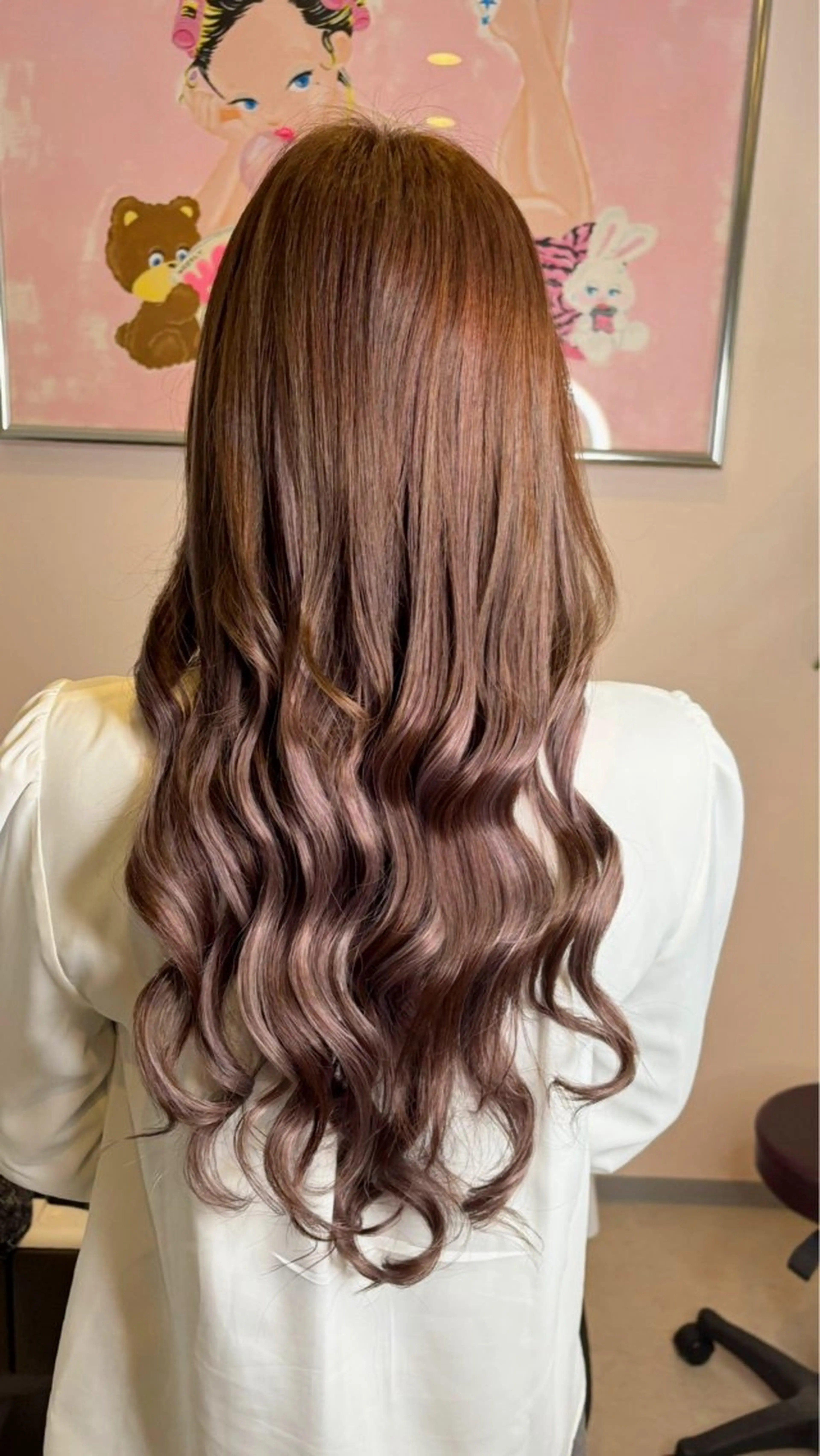 ロング カラー ブリーチ ハイライトカラー ブリーチなしカラー エクステ ハイライト エクステ MEZoN【メゾン】所属・MEZoN / marinのヘアスタイル