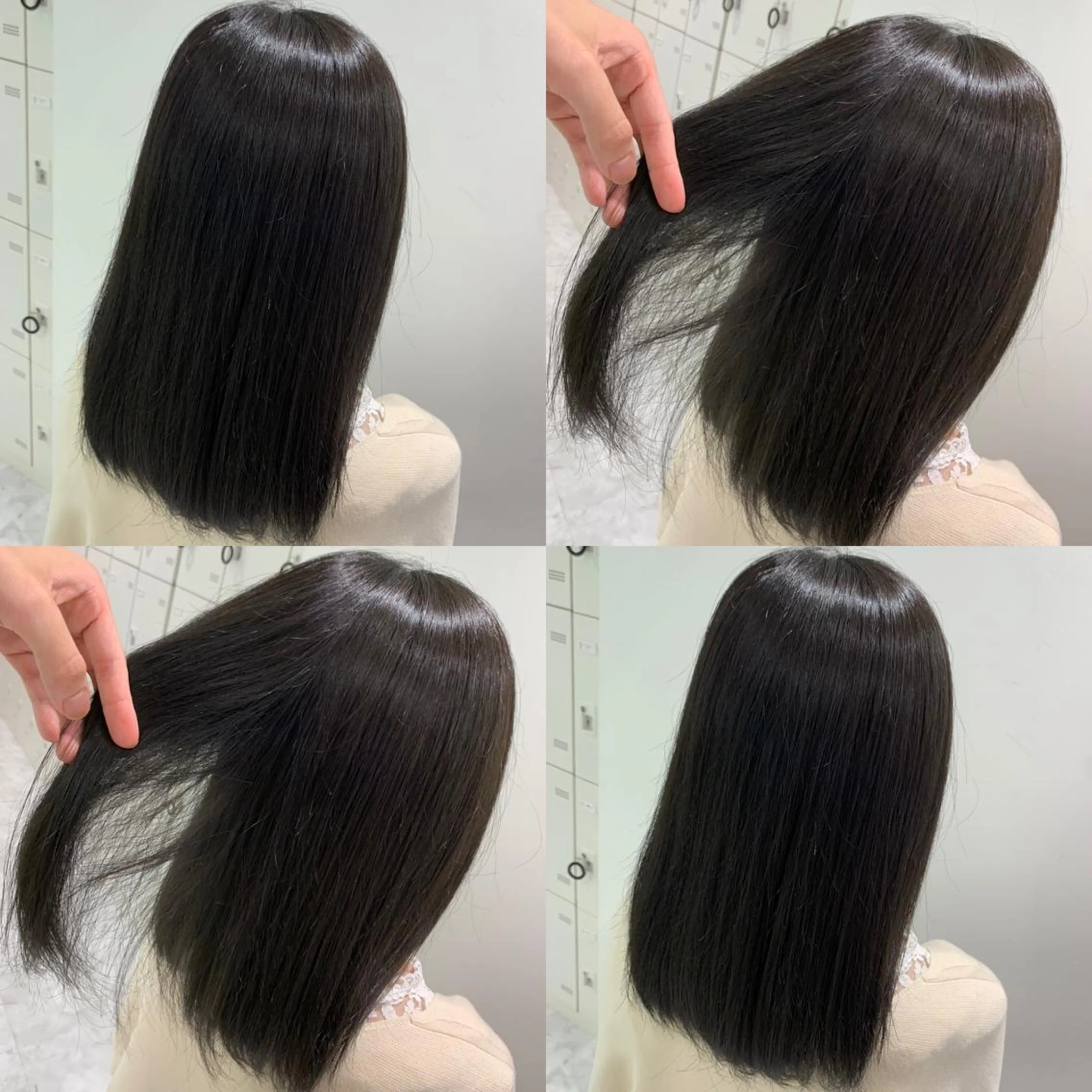 セミロング ヘアカラー トリートメント ヘッドスパ ヘアセット 🌿透明感カラー‪ 縮毛矯正✨かずきのヘアスタイル