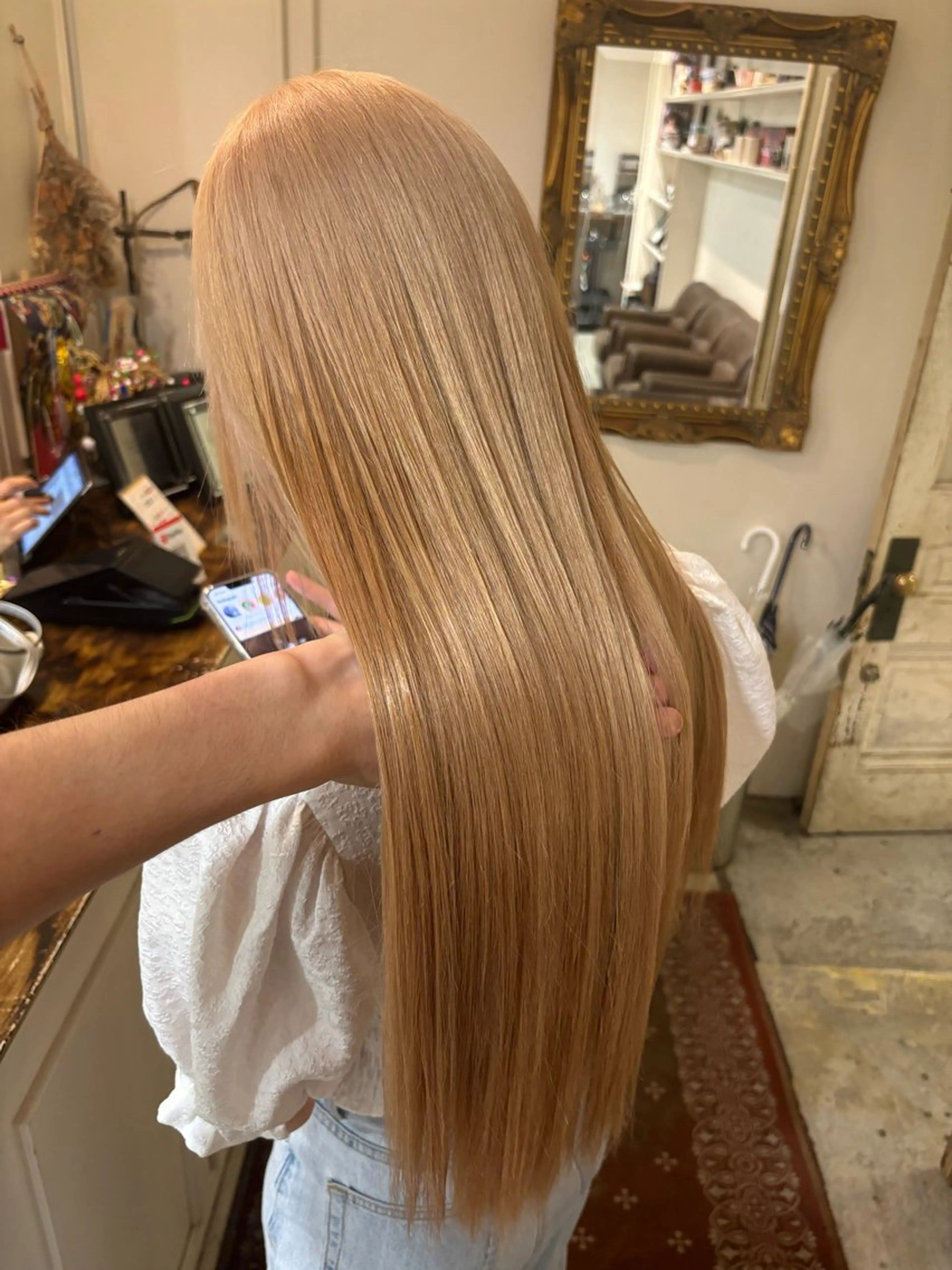 セミロング カラー ヘアアレンジ ブロンド カット ヘアカラー トリートメント ヘアセット 🎃カトウ ケイゴ🎃のヘアスタイル