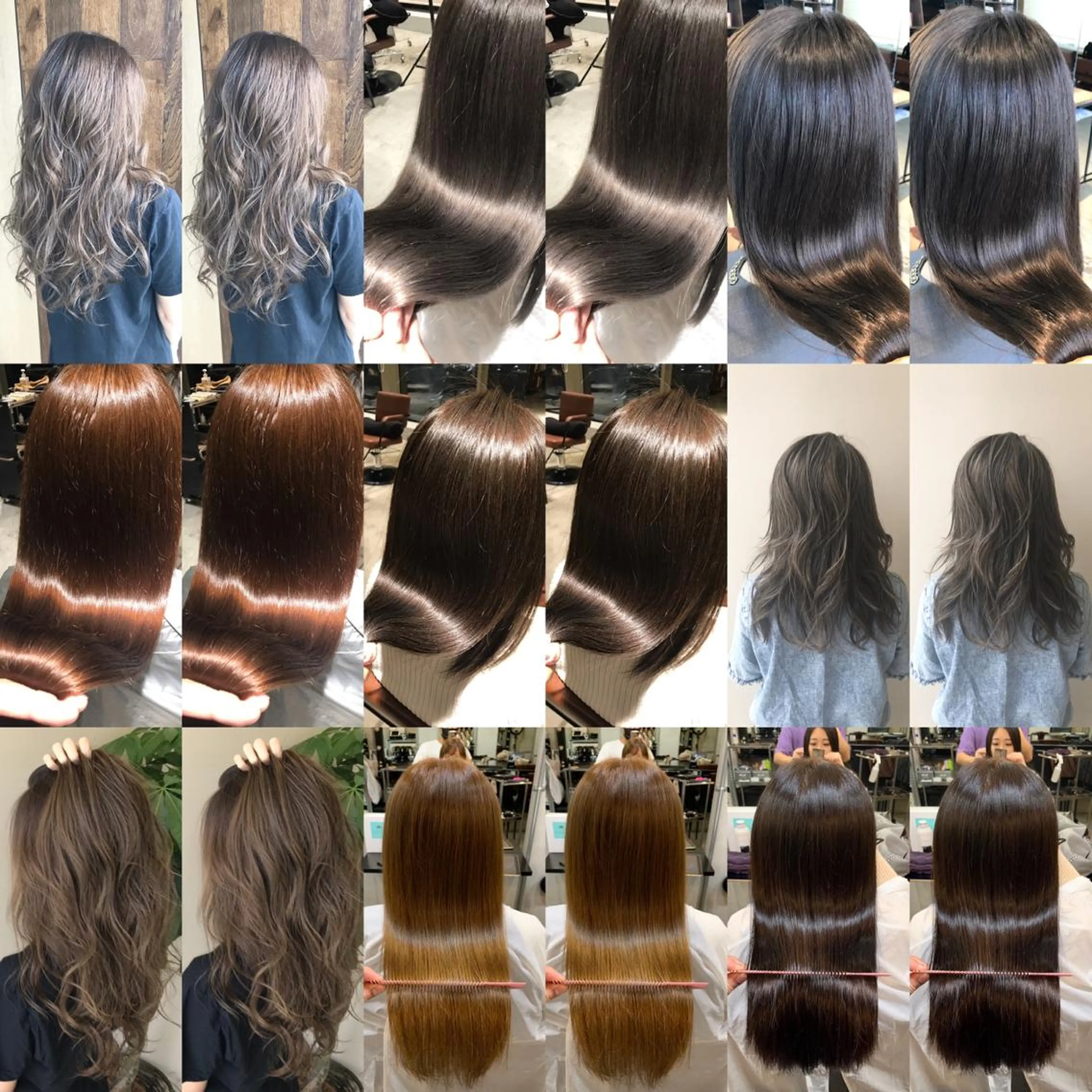 カラー ベージュカラー グレージュ ボブ 髪質改善 ヘアカラー トリートメント 透明感×髪質改善🧸 韓国ヘア　武田涼のヘアスタイル