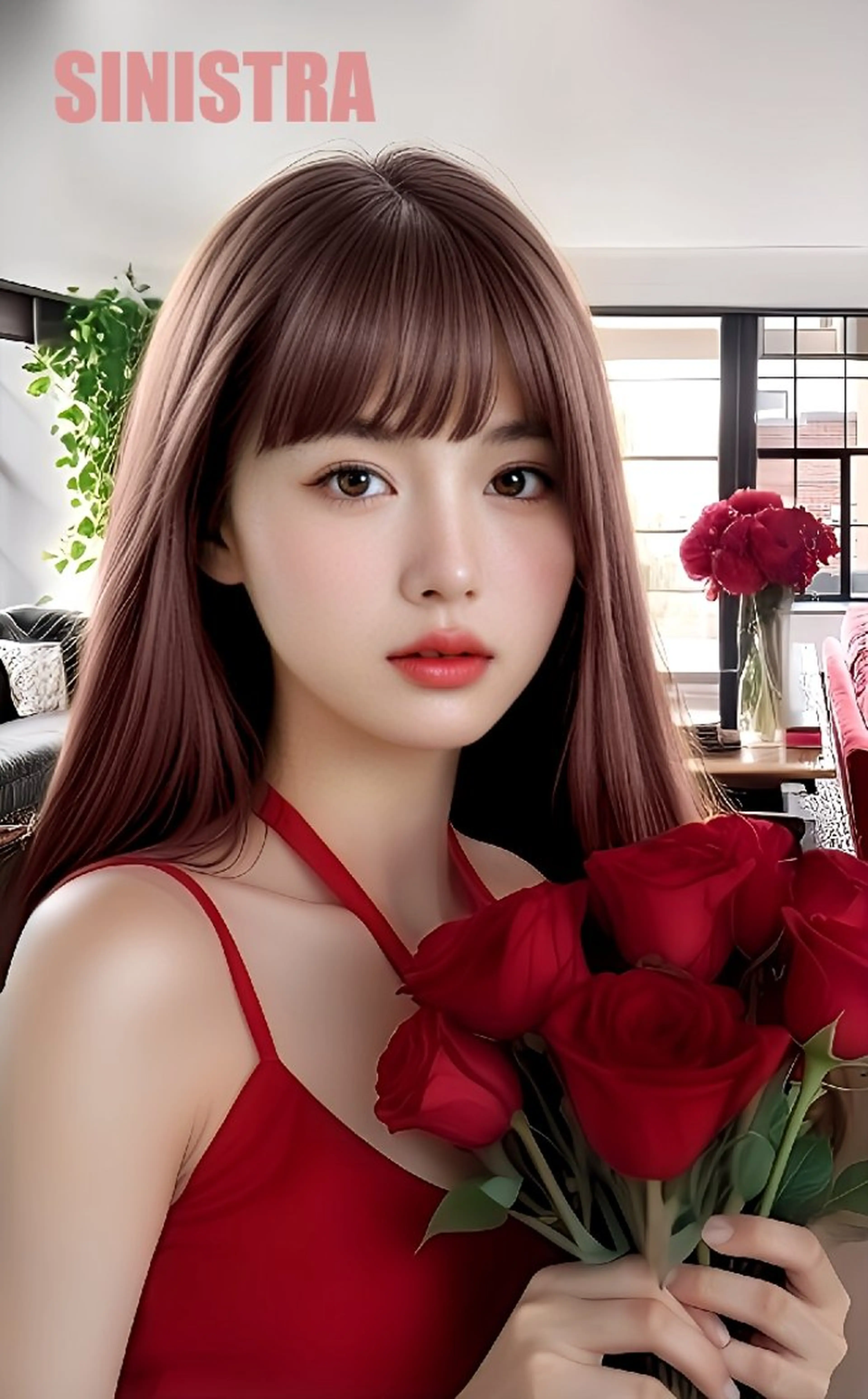 セミロング カラー カット ヘアカラー トリートメント sinistra シニストラ　足利山下店所属・リピート率94% ベテラン美容師のヘアスタイル