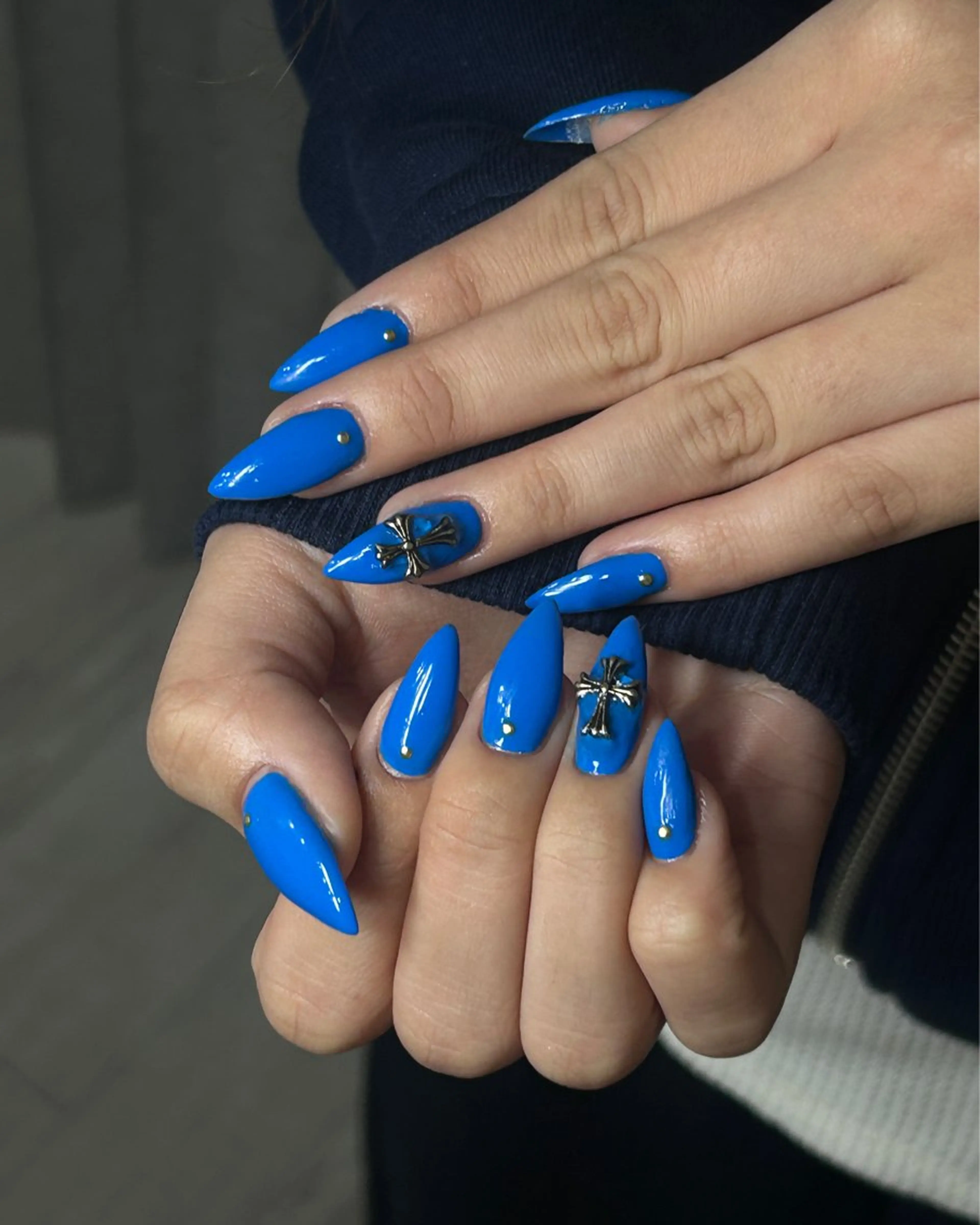 ネイル ハンドネイル Haluca 長さ出し🍀のネイルデザイン