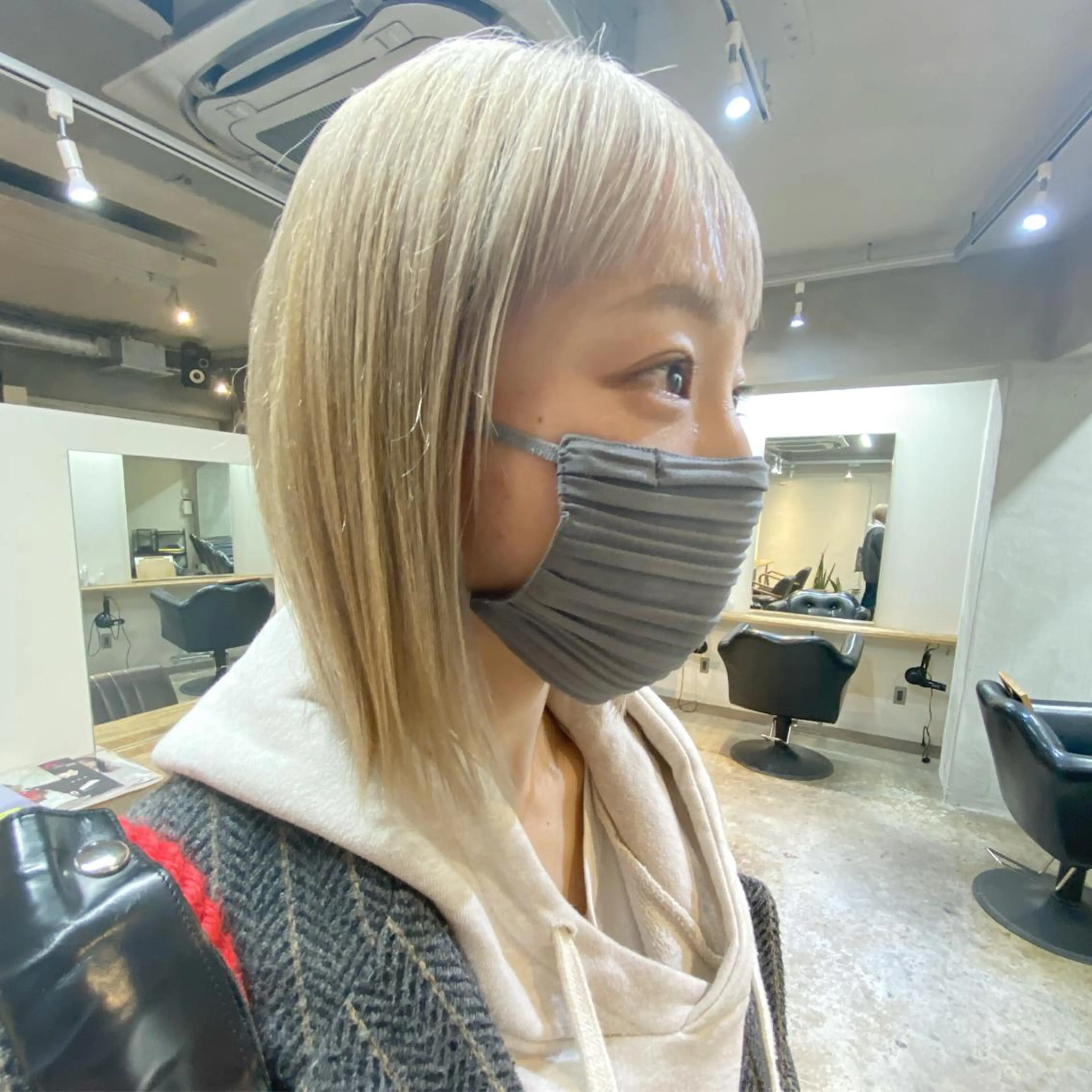 ミディアム カラー カット ヘアカラー トリートメント 下北沢 soiのヘアスタイル