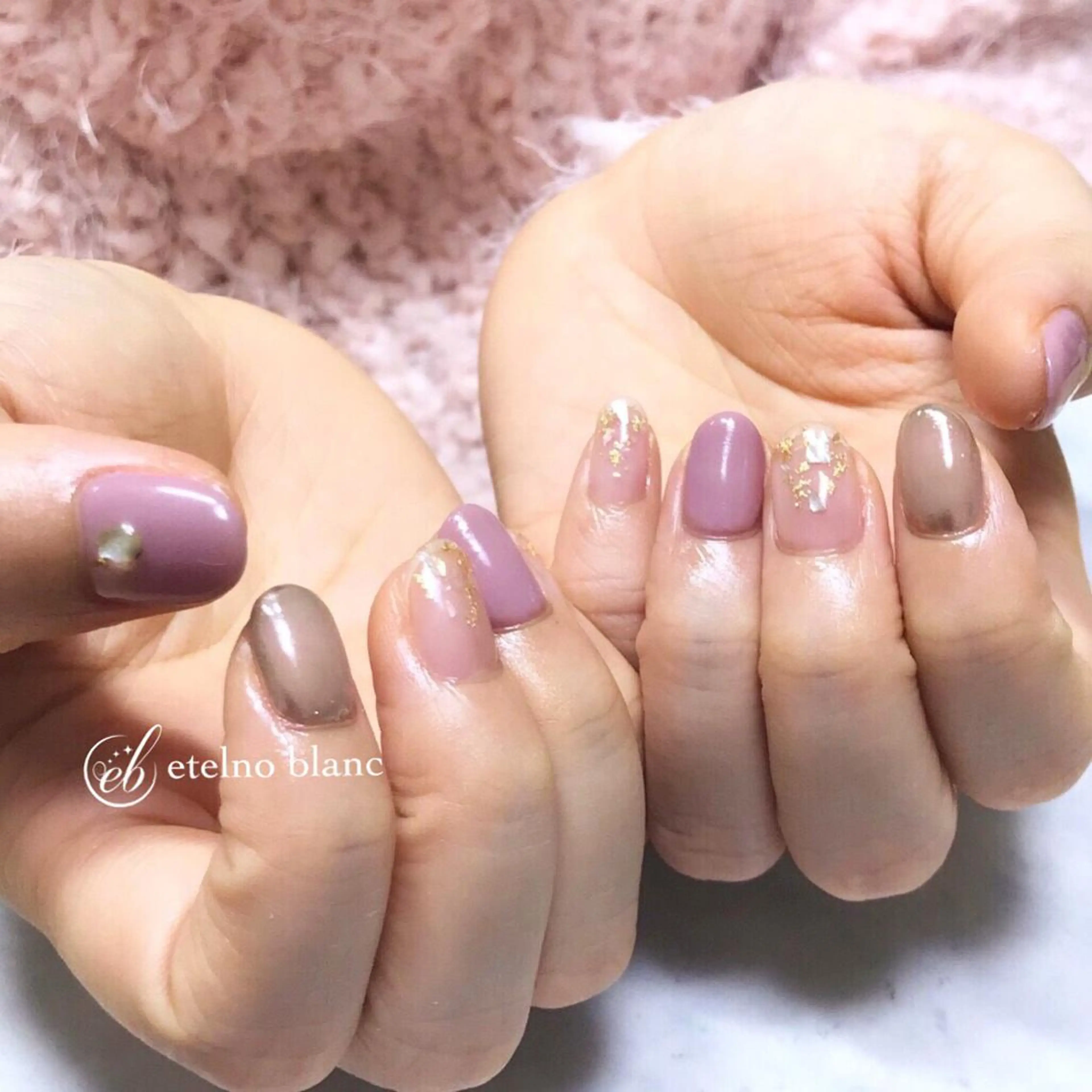ネイル etelno blanc中目黒のネイルデザイン